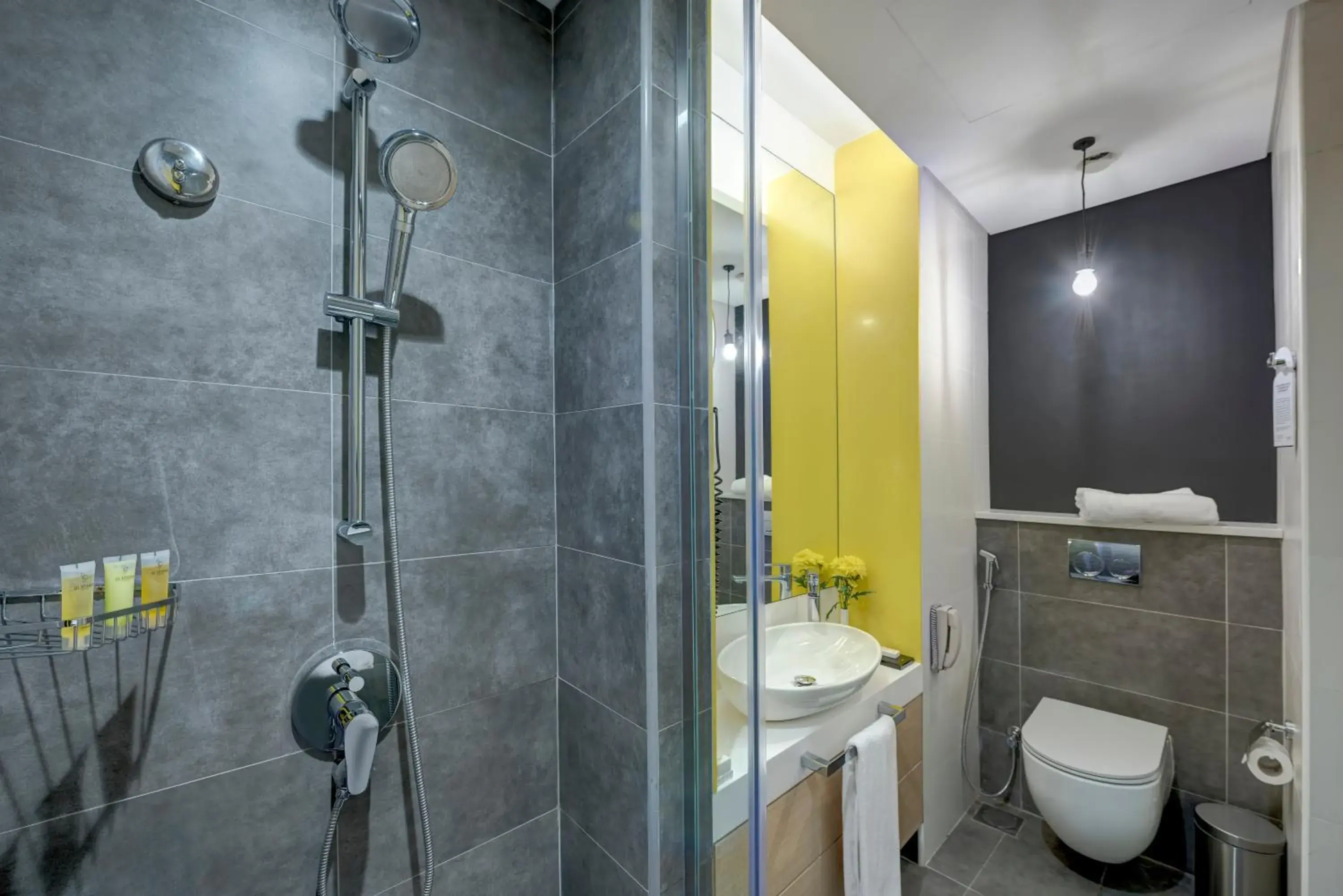 Bathroom in URBAN Al Khoory Hotel Bathroom in URBAN Al Khoory Hotel