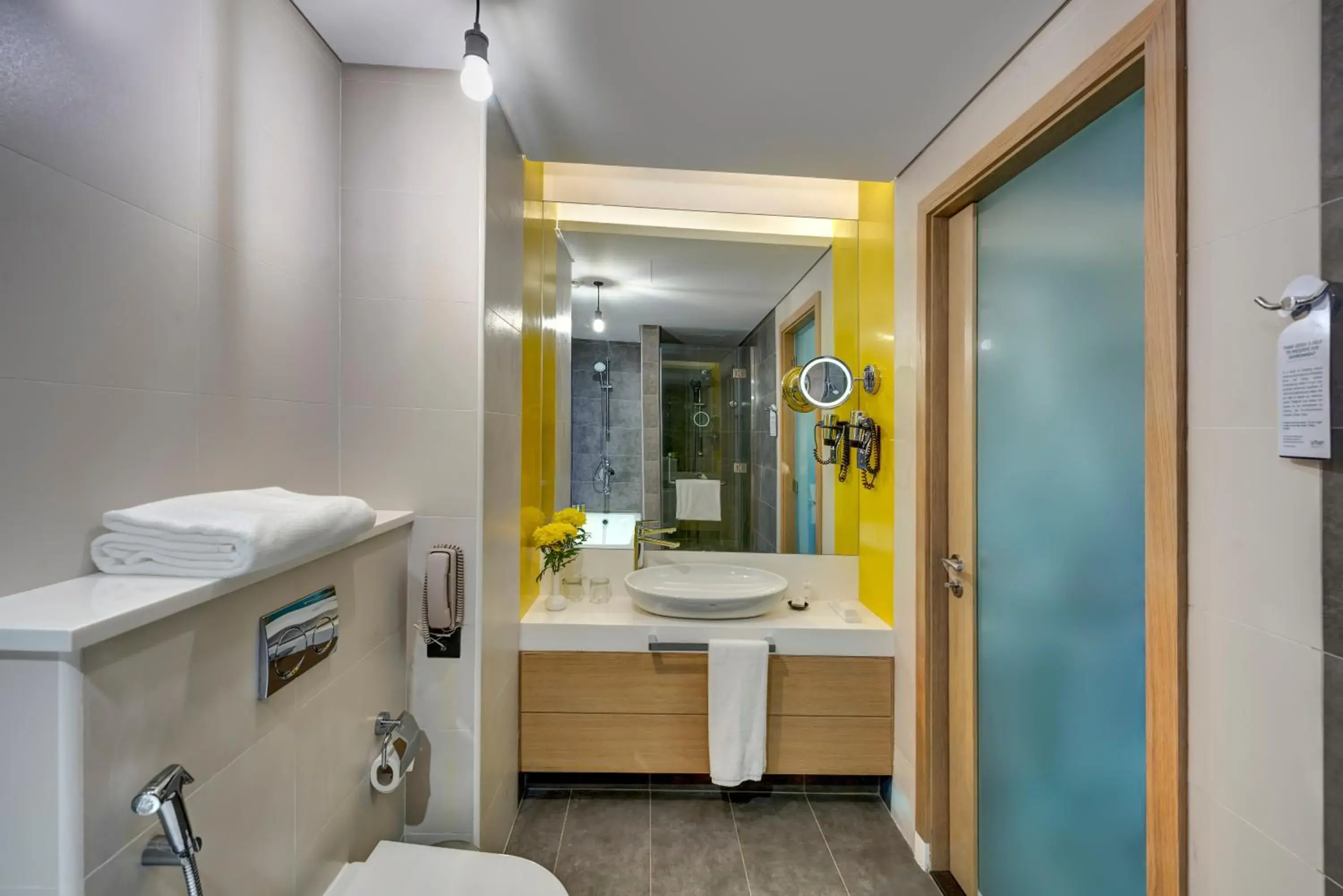 Bathroom in URBAN Al Khoory Hotel Bathroom in URBAN Al Khoory Hotel