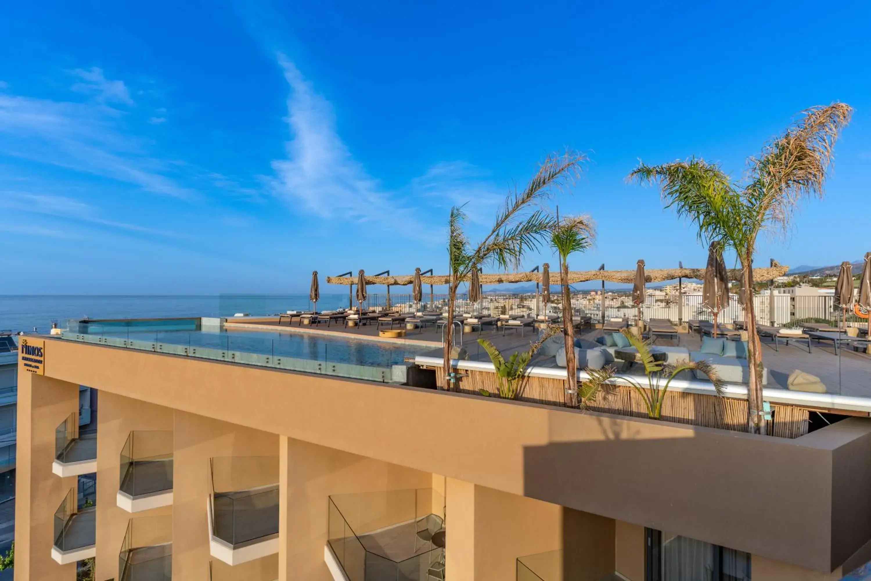 Swimming pool in Minos Ambassador Suites & Spa - Adults only Swimming pool in Minos Ambassador Suites & Spa - Adults only