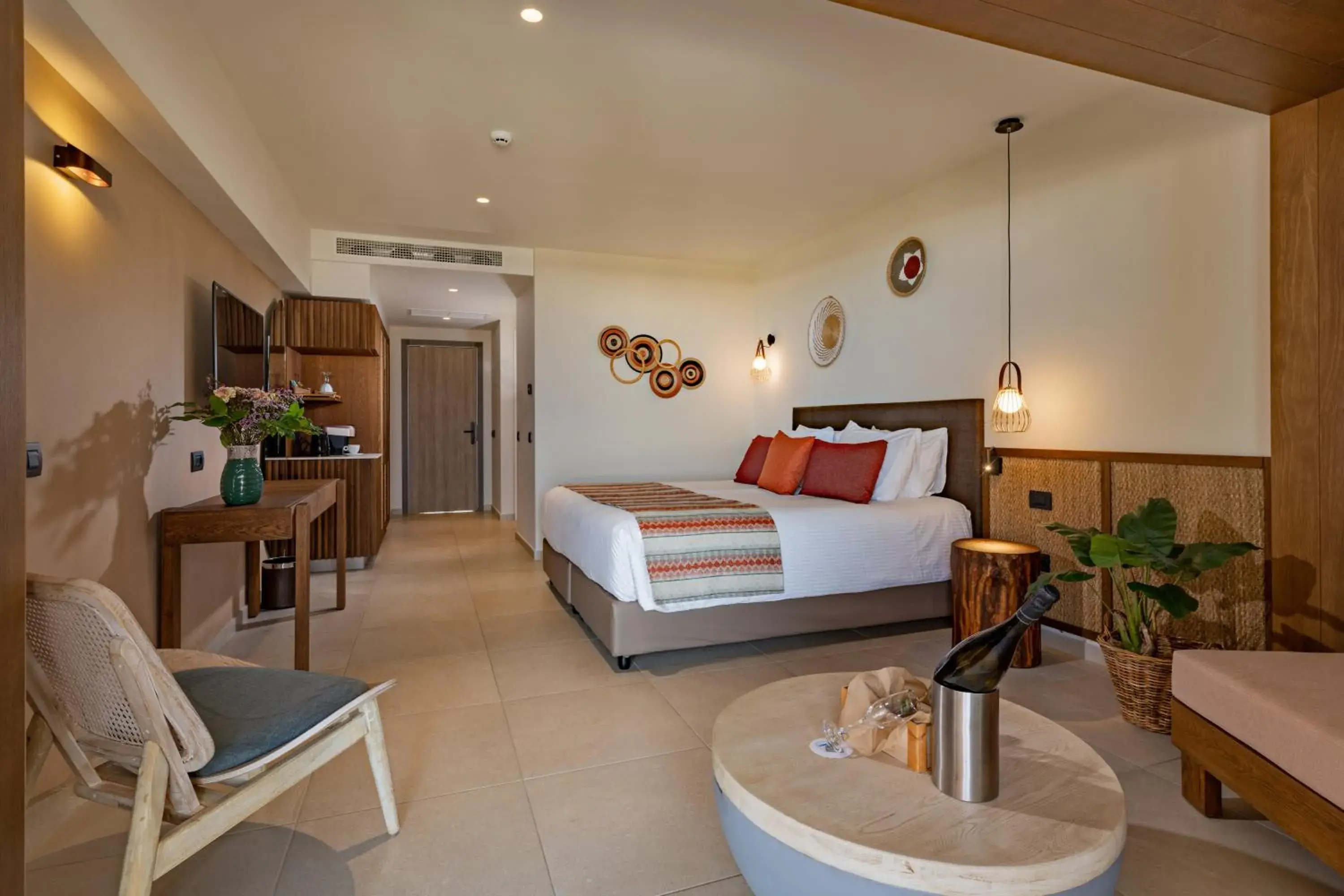 Bedroom, Bed in Minos Ambassador Suites & Spa - Adults only Bedroom, Bed in Minos Ambassador Suites & Spa - Adults only