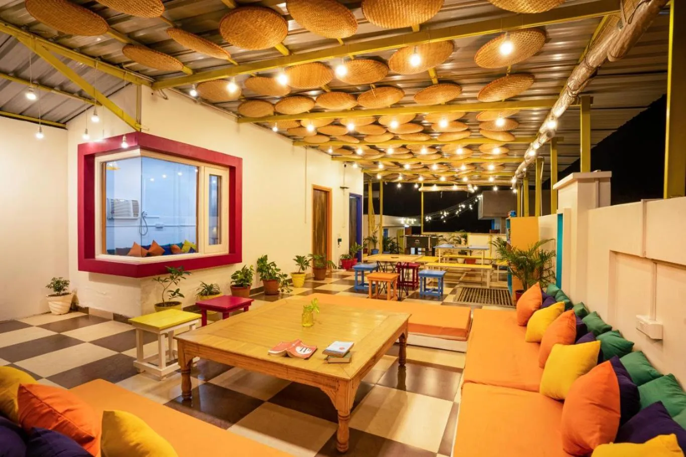 Seating area in goSTOPS Amritsar, Chatiwind Gate