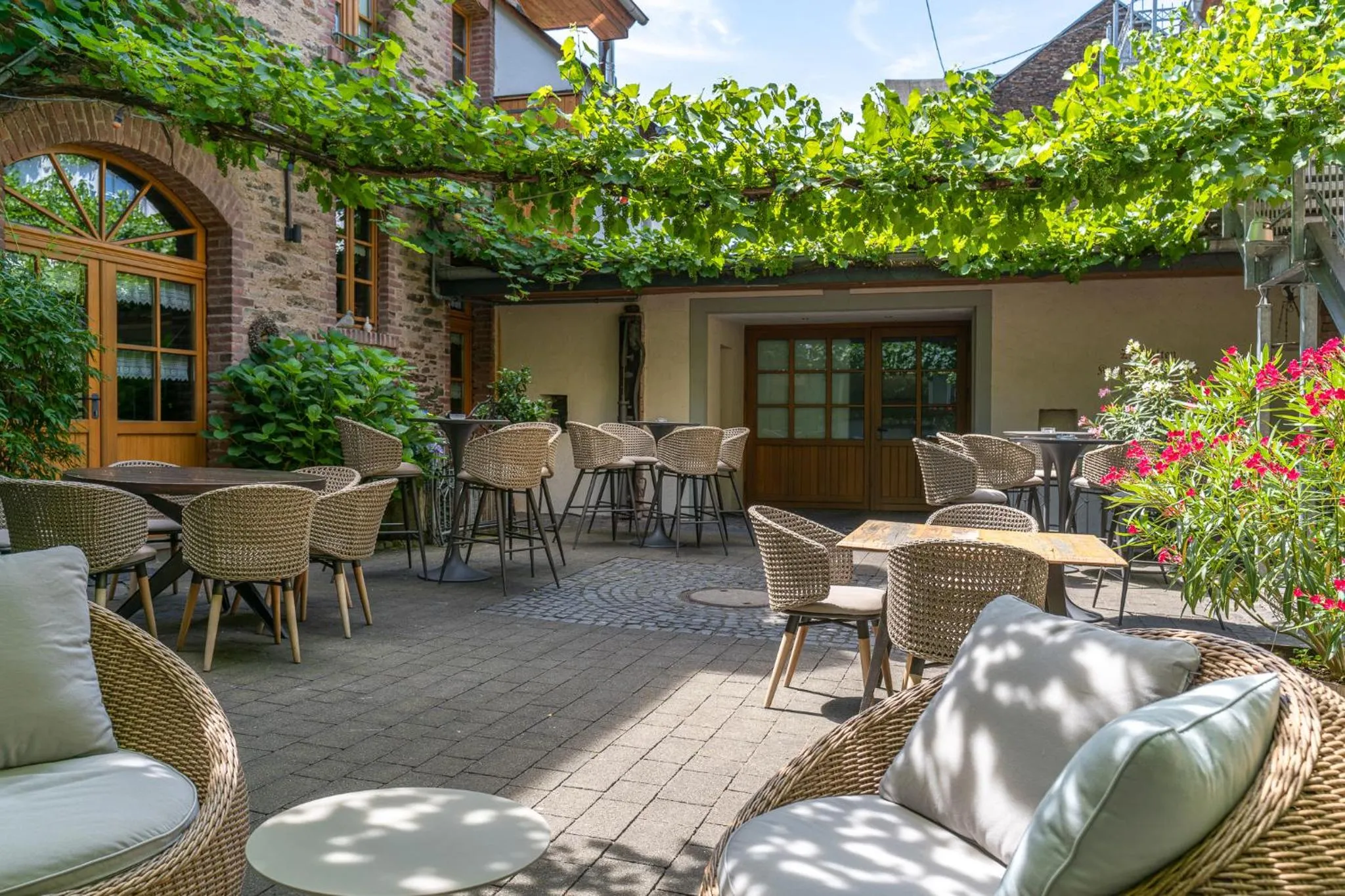 Patio in Hotel Restaurant Pollmanns