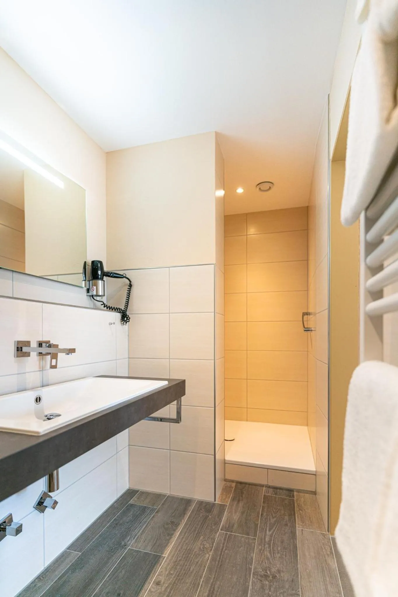 Shower in Hotel Restaurant Pollmanns