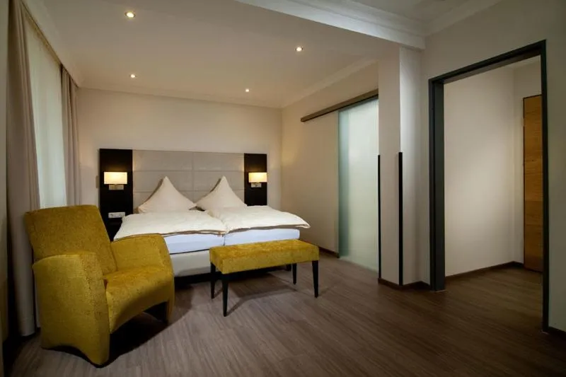 Photo of the whole room, Bed in Hotel Restaurant Pollmanns