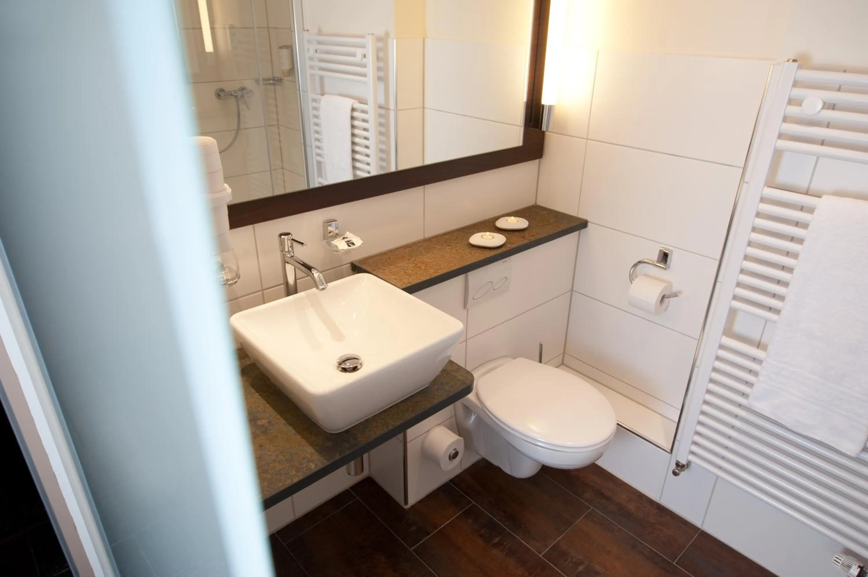 Bathroom in Hotel Restaurant Pollmanns