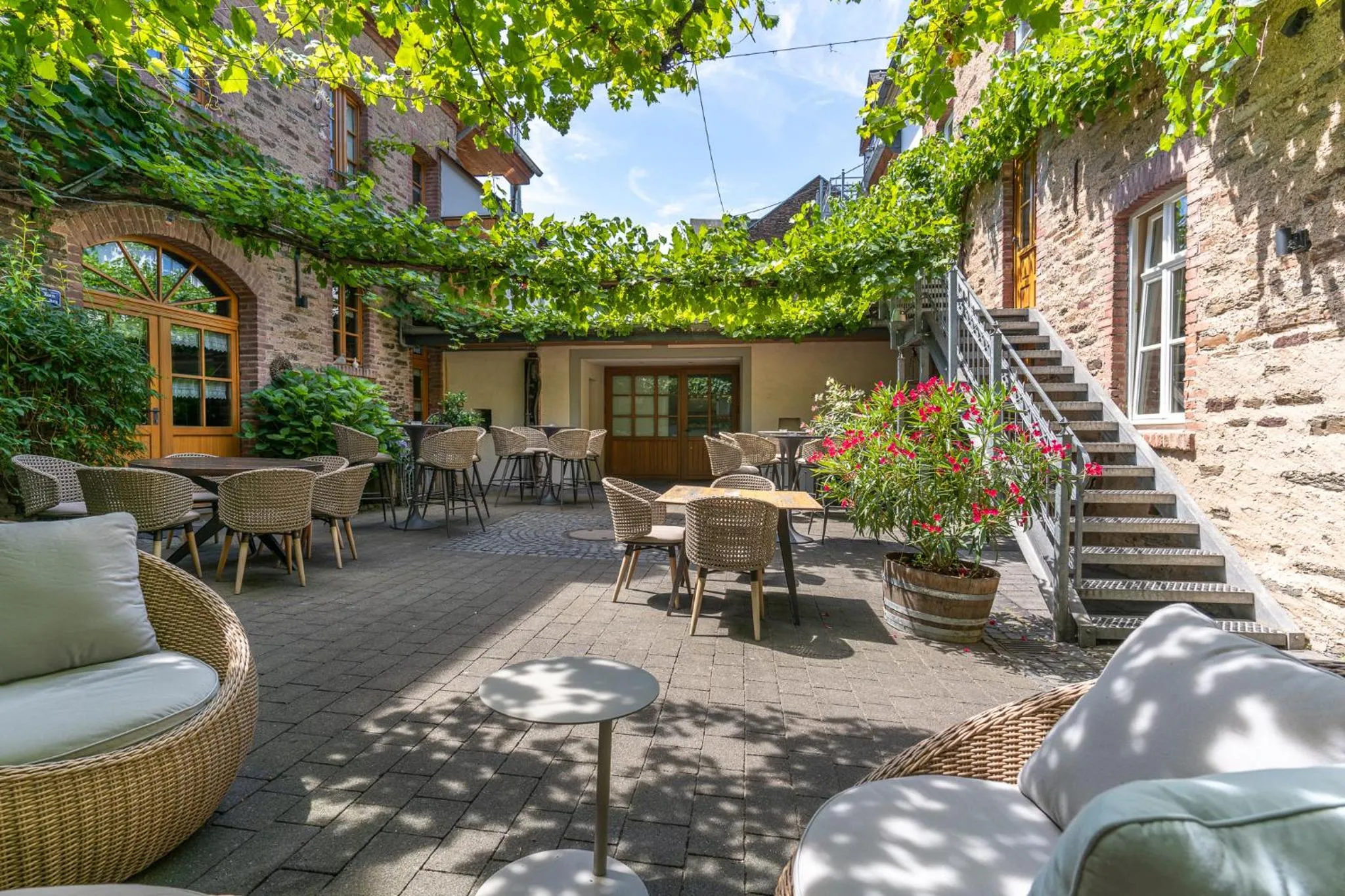 Patio in Hotel Restaurant Pollmanns