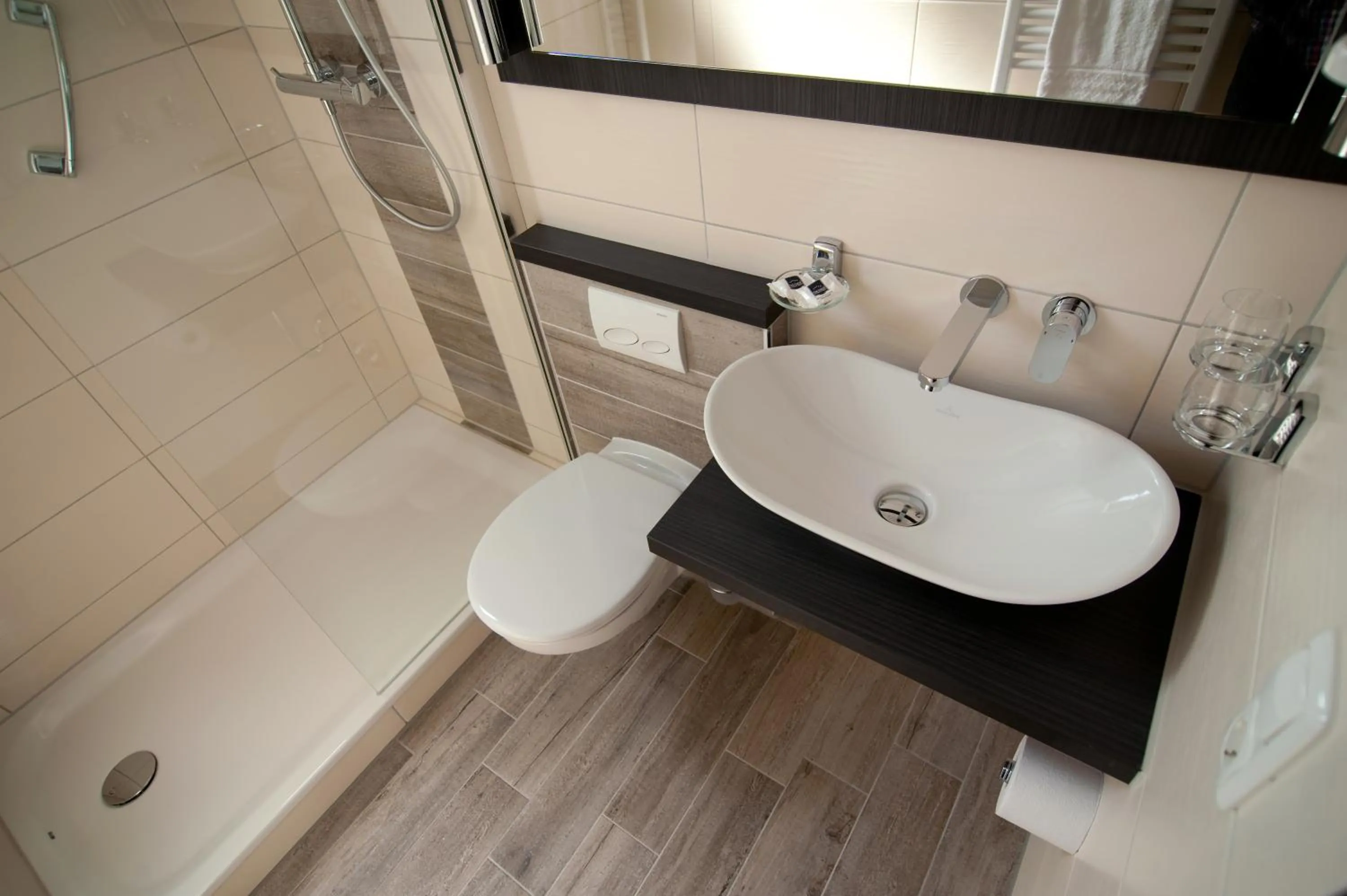 Bathroom in Hotel Restaurant Pollmanns