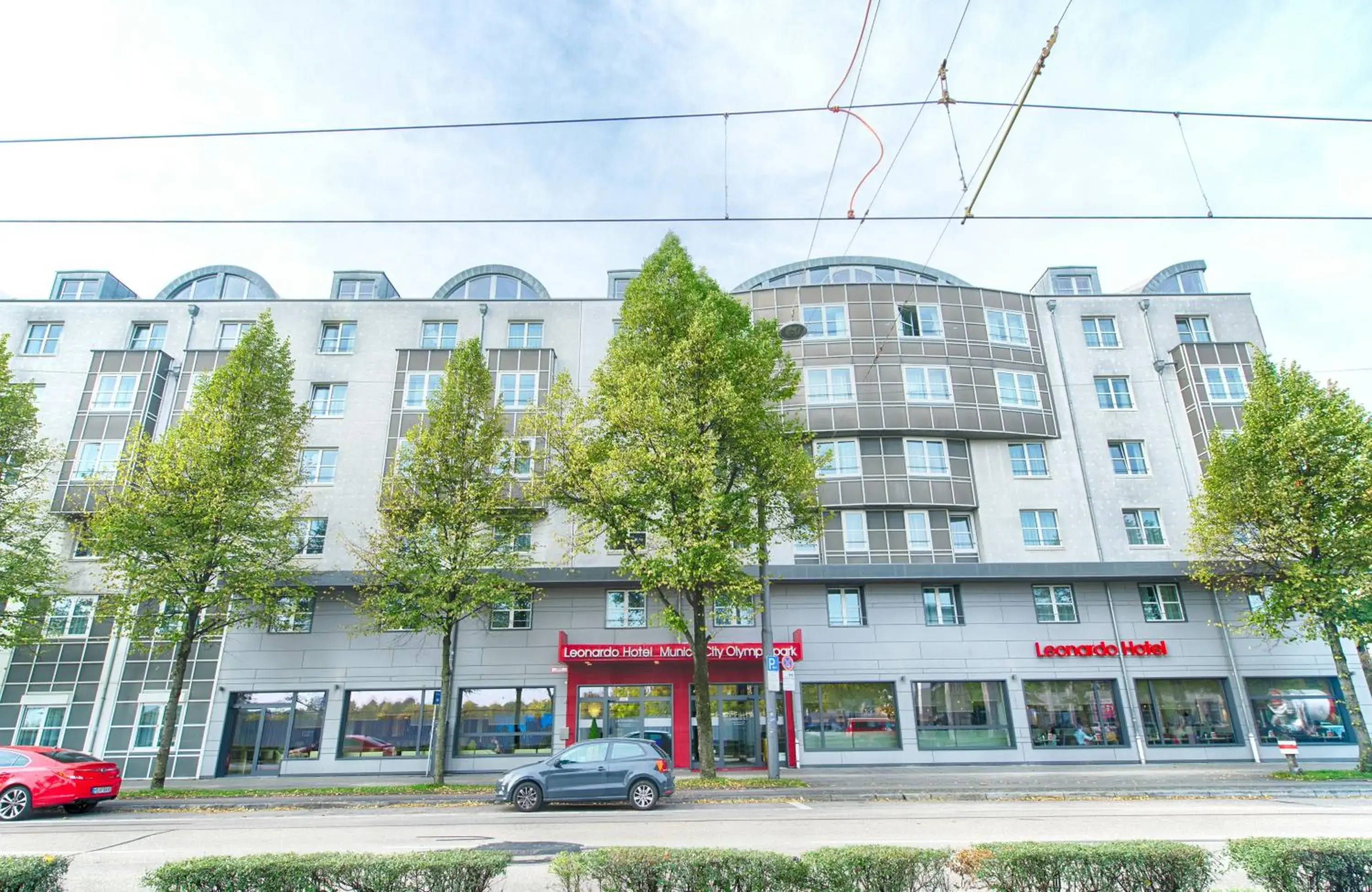 Property building in Leonardo Hotel Munich City Olympiapark Property building in Leonardo Hotel Munich City Olympiapark