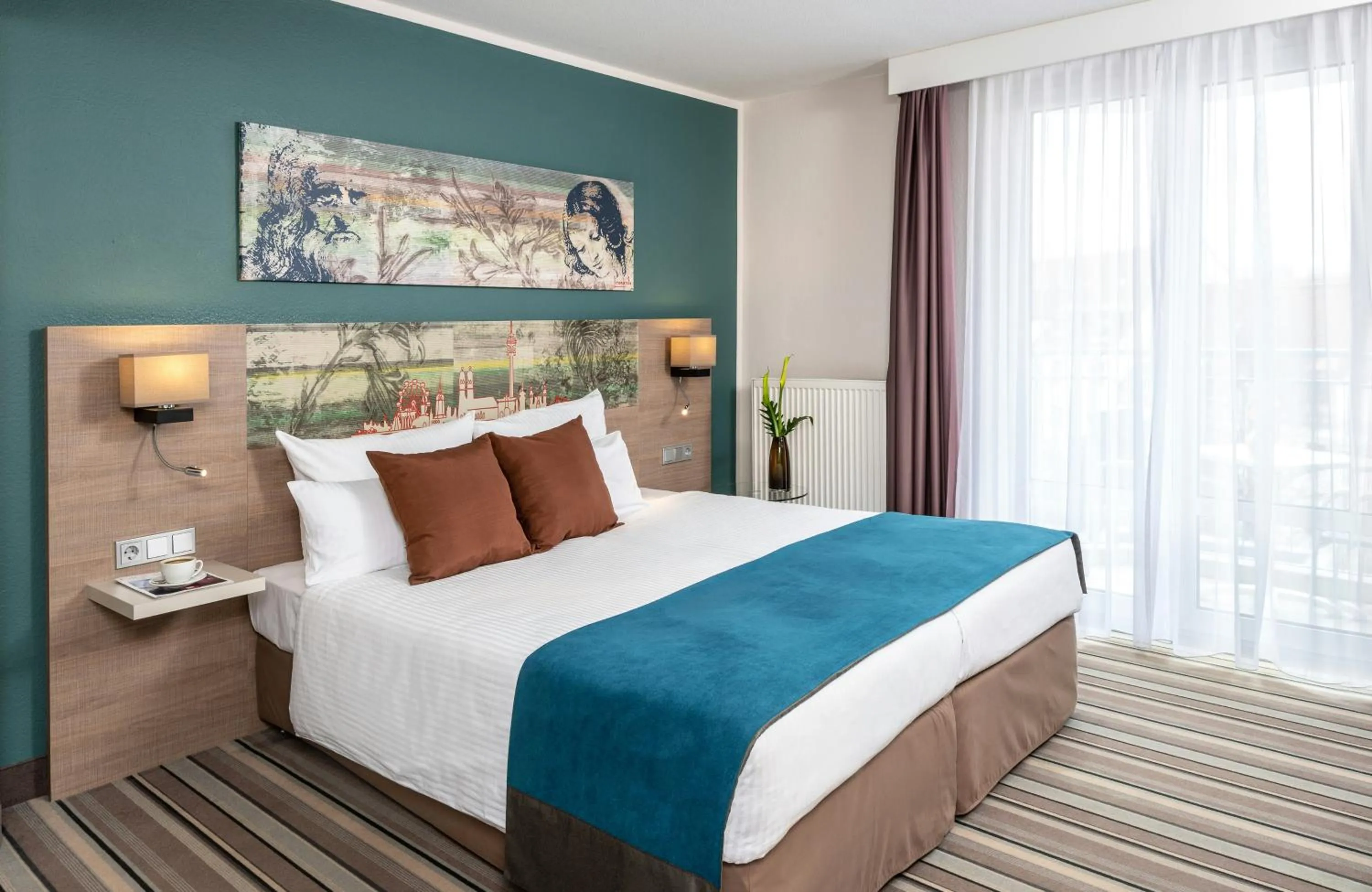 Photo of the whole room, Bed in Leonardo Hotel Munich City Olympiapark