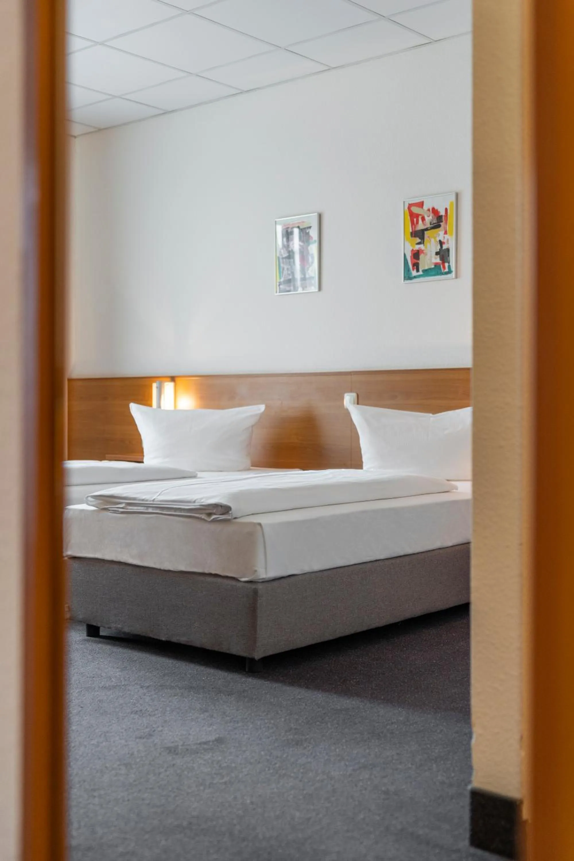 Bed in Center Hotel Kaiserhof