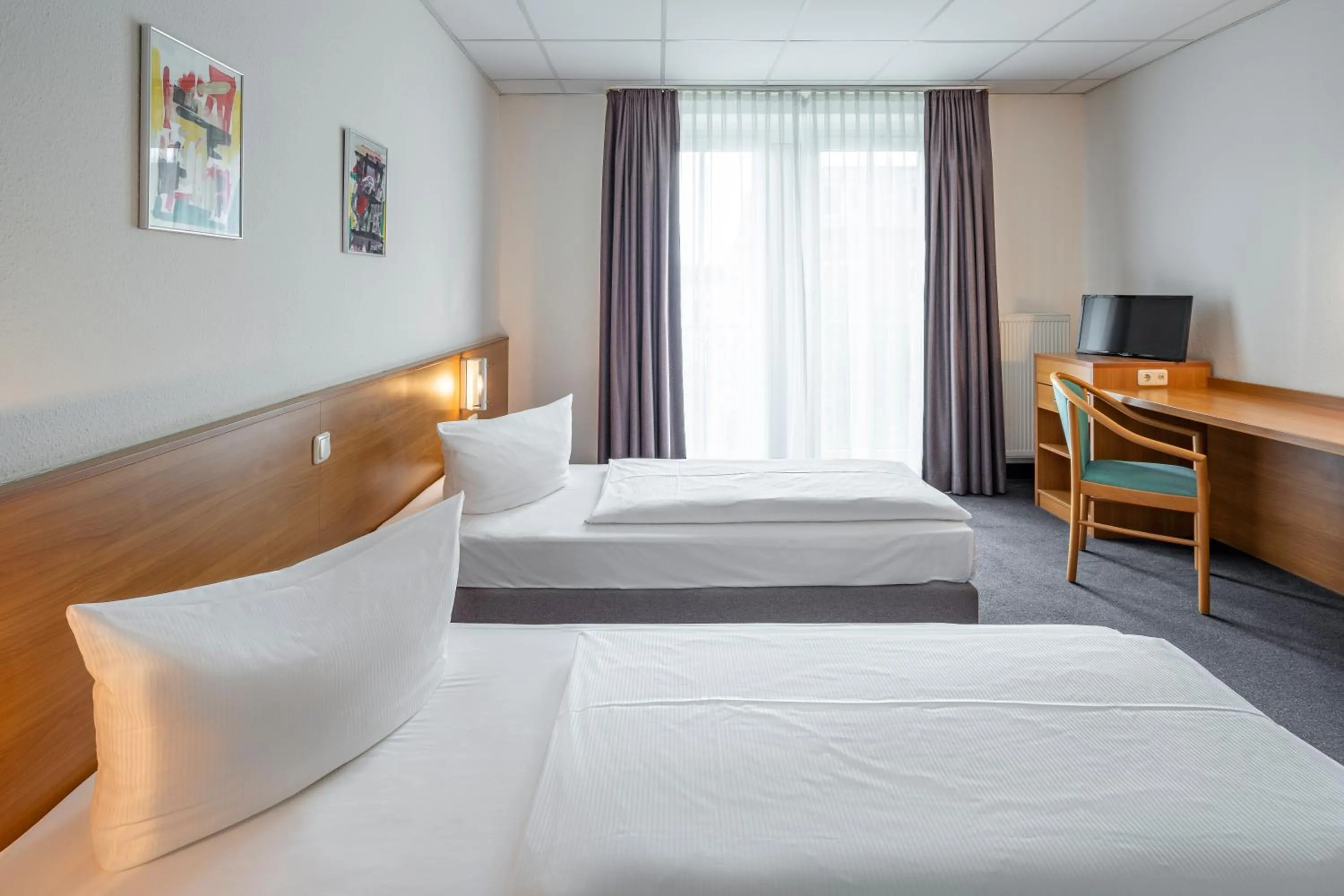 Bed in Center Hotel Kaiserhof