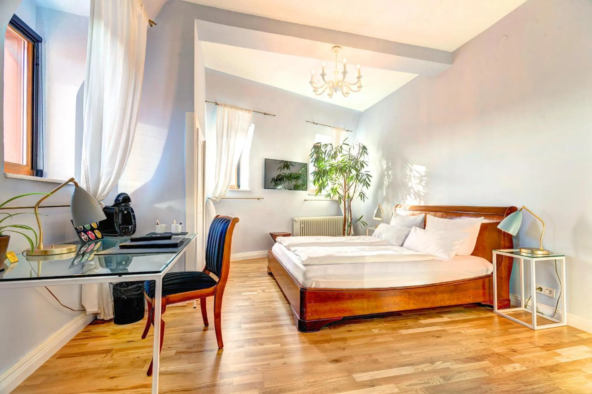 Bed in Hotel Villa Königsgarten