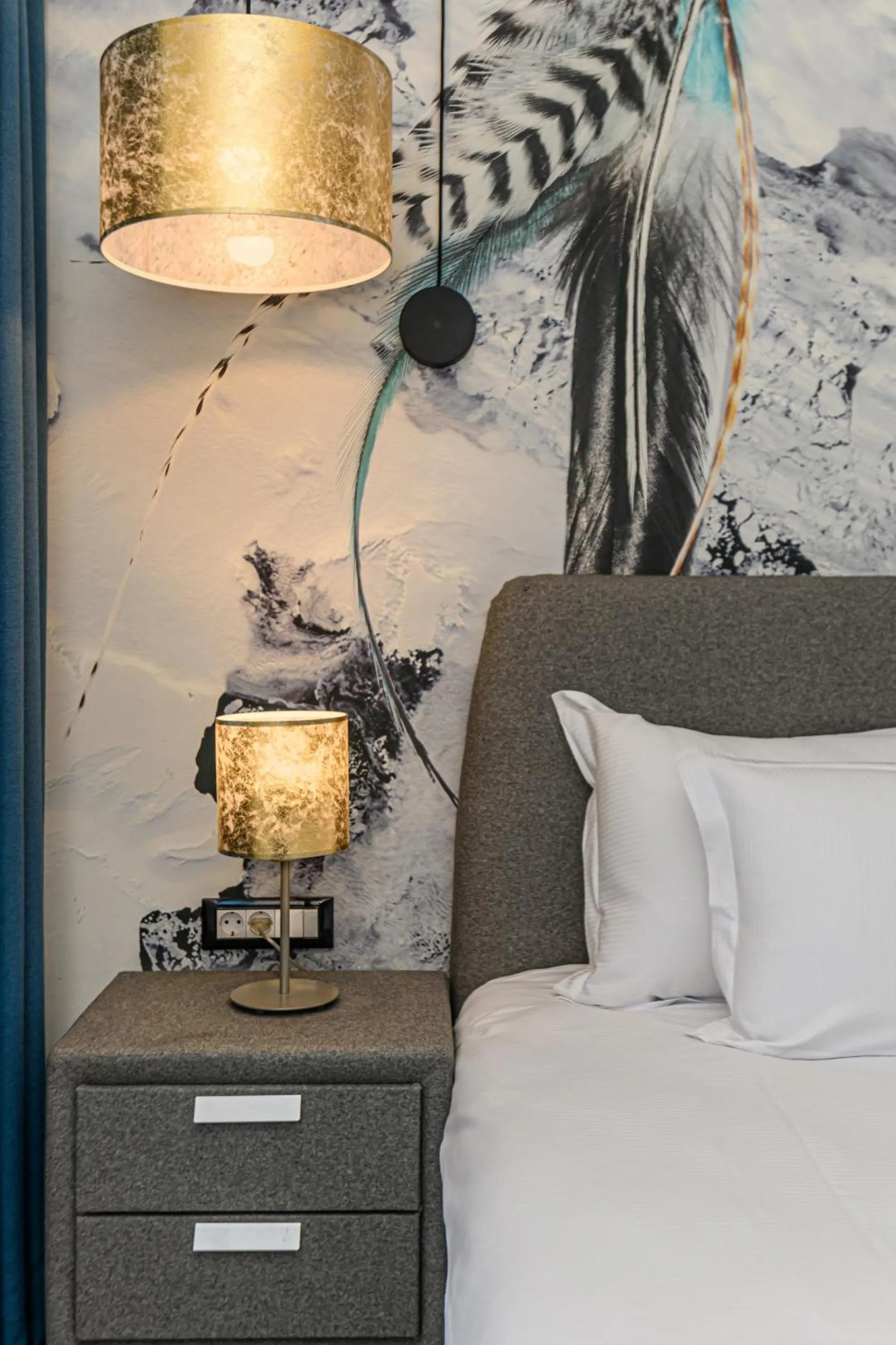 Bedroom, Bed in Promenada Studios