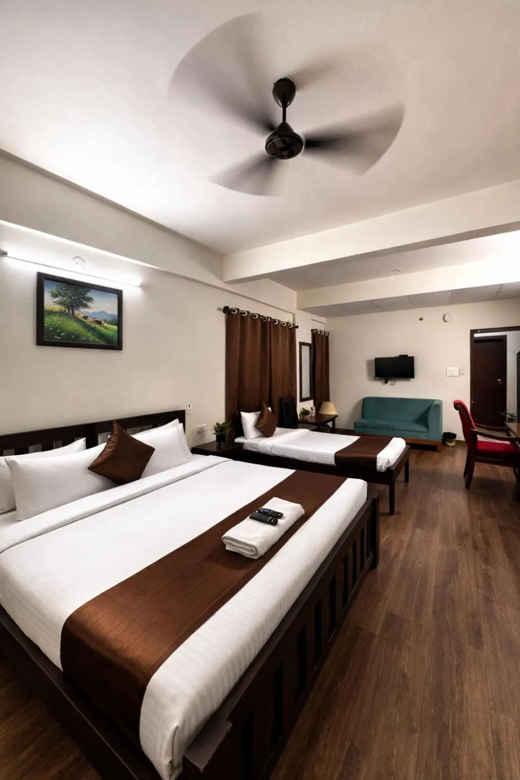 Bed in Coffee Bean Inn