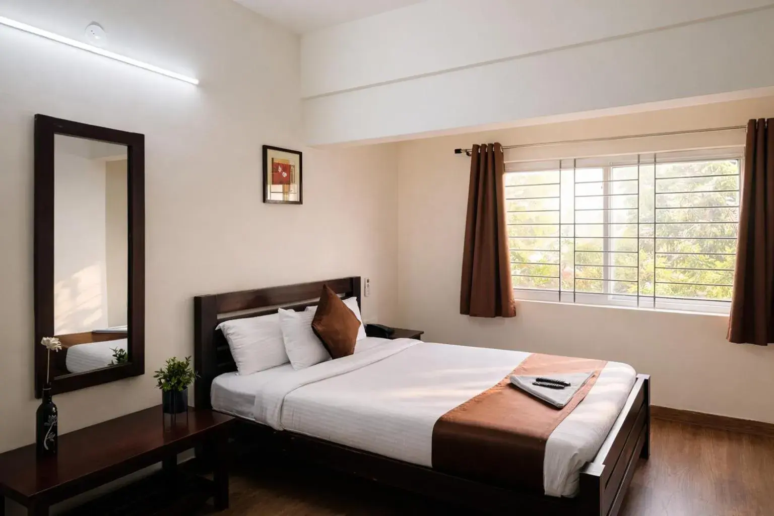 Bed in Coffee Bean Inn Bed in Coffee Bean Inn