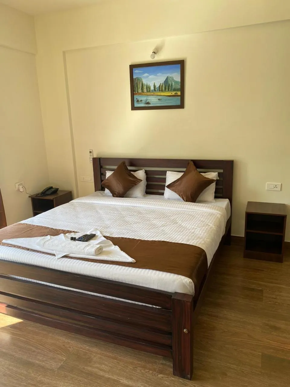 Bed in Hotel Coffee Bean