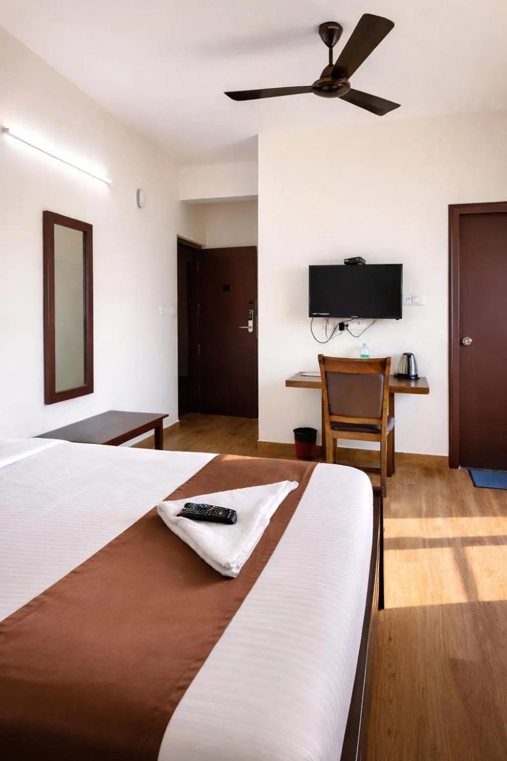 Bed in Coffee Bean Inn