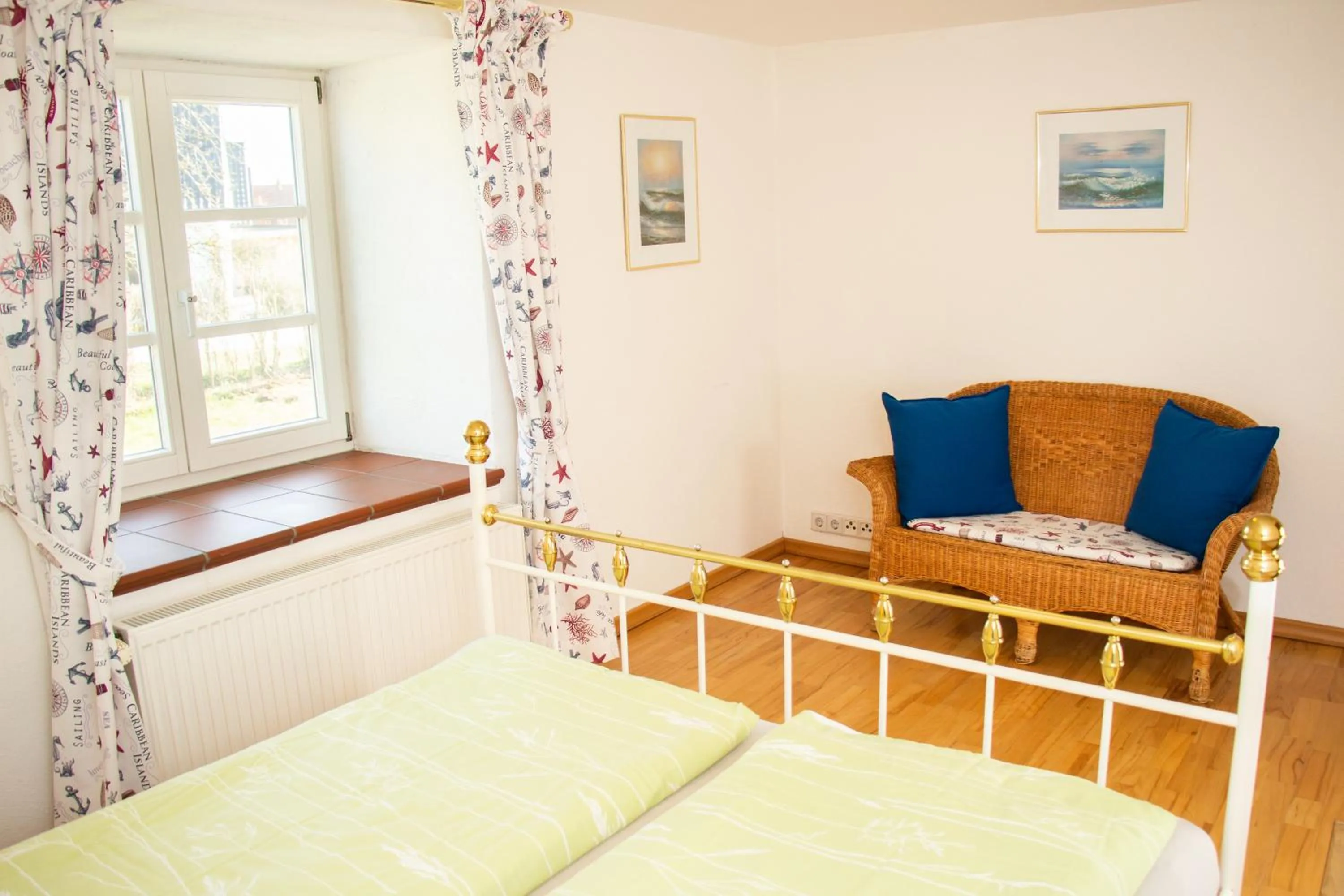 Bedroom, Bed in Reet und Meer Beckerwitz