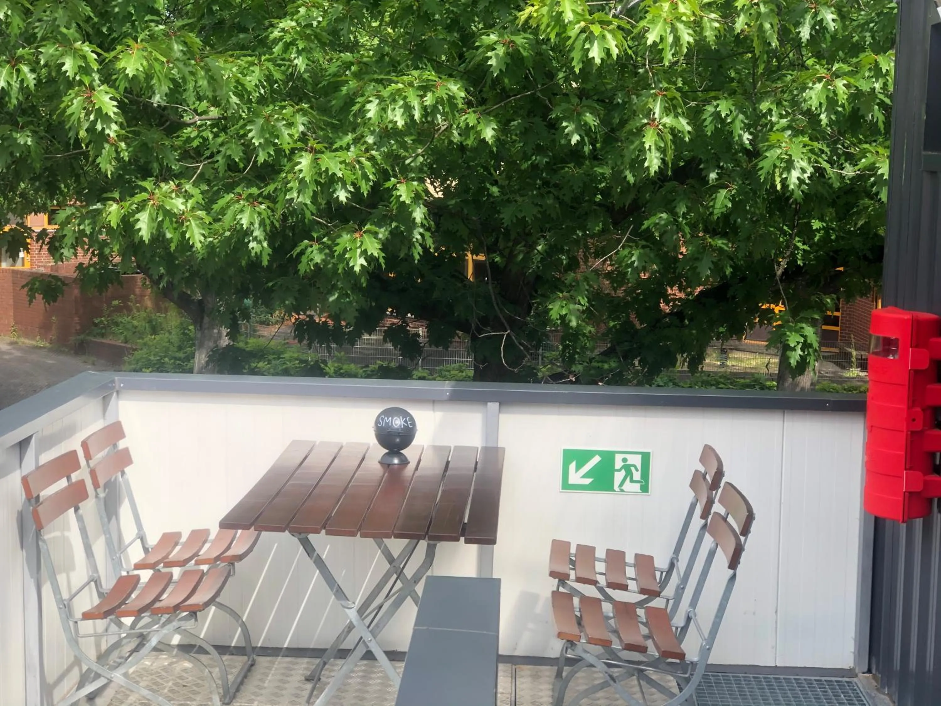 Balcony/Terrace in Motel Home Berlin