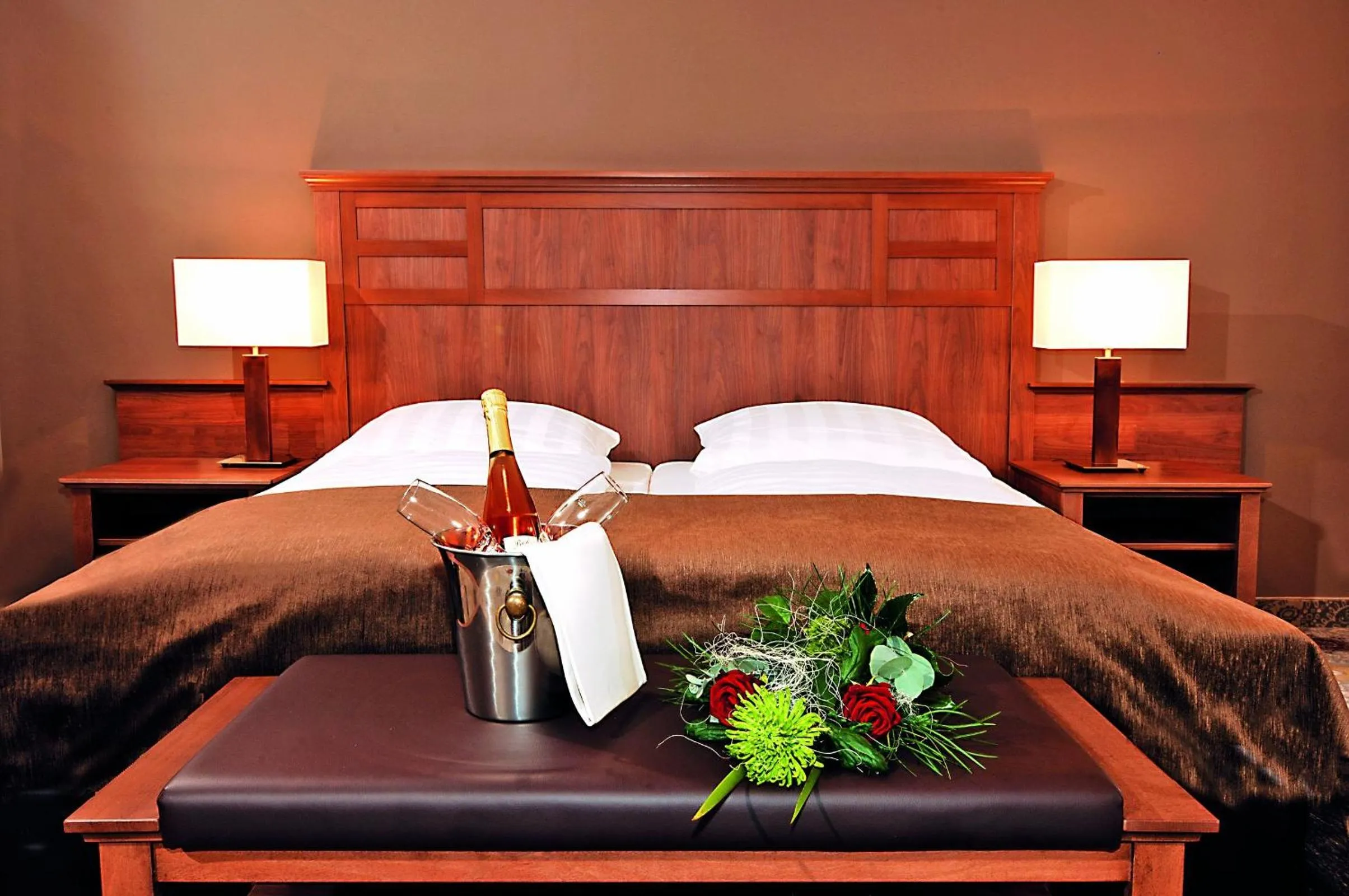 Bed in Hotel BurgGartenpalais