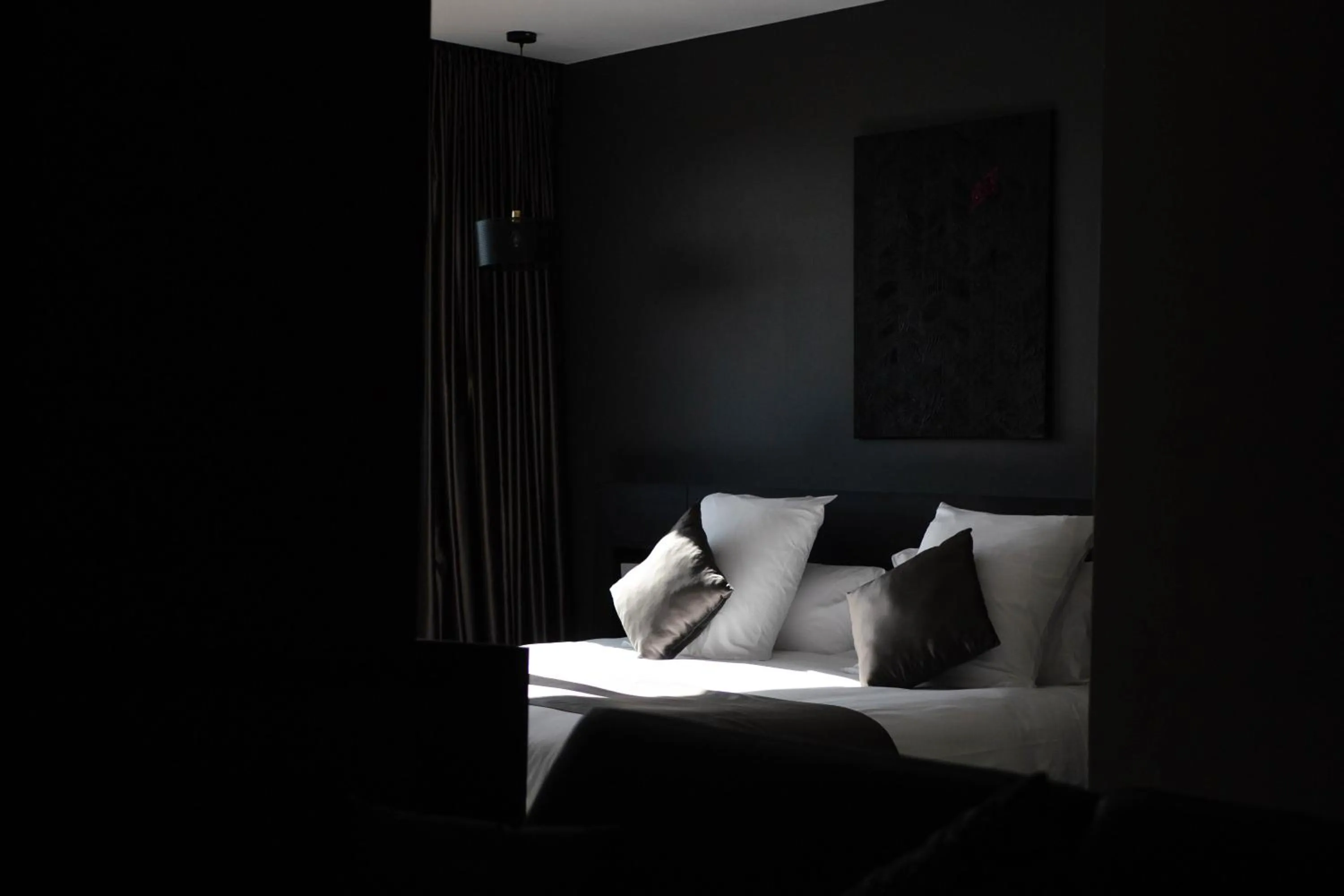 Bed in Hôtel & Restaurant La maison des blés