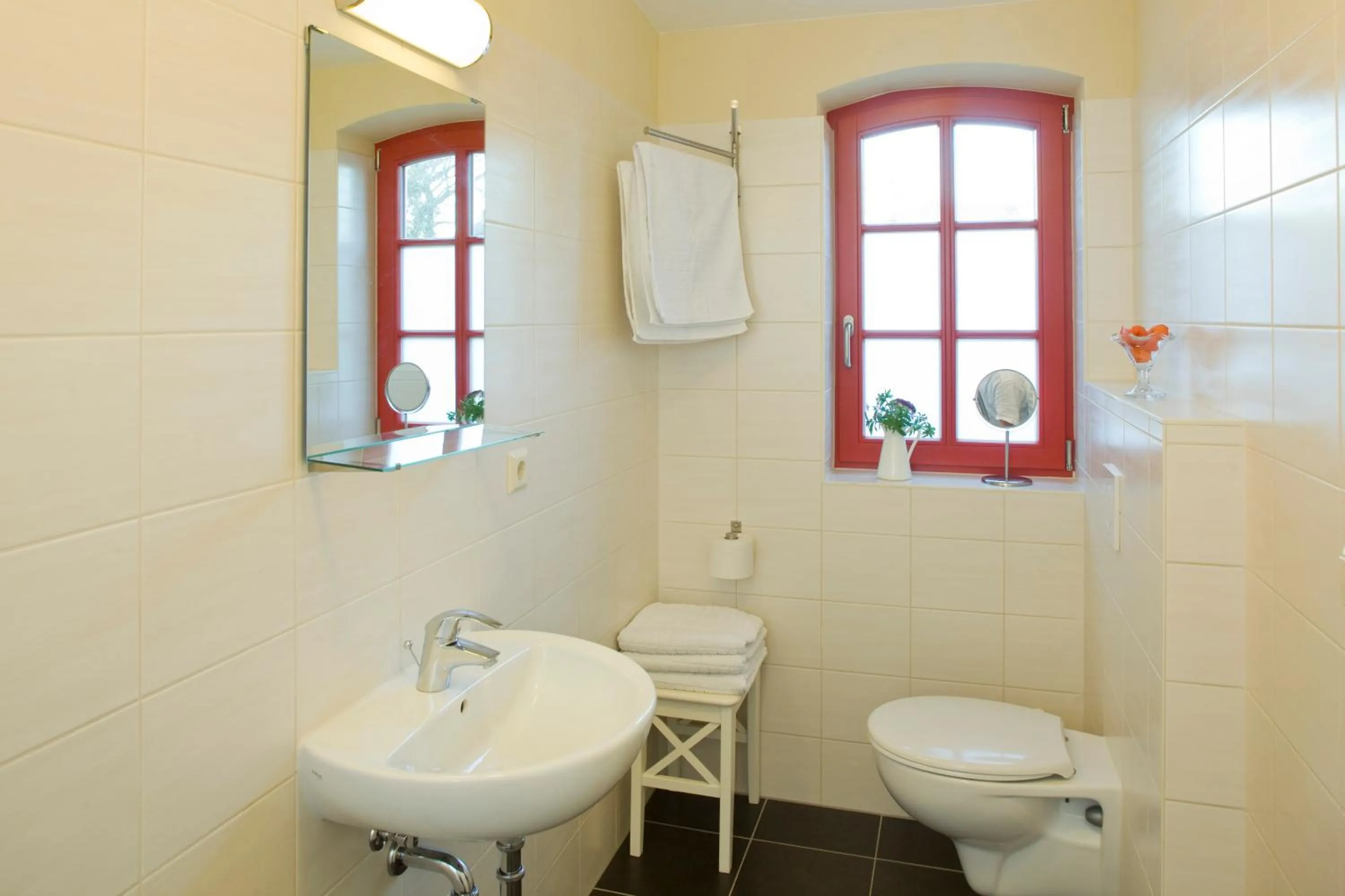 Bathroom in Kulturgasthof Alte Reederei