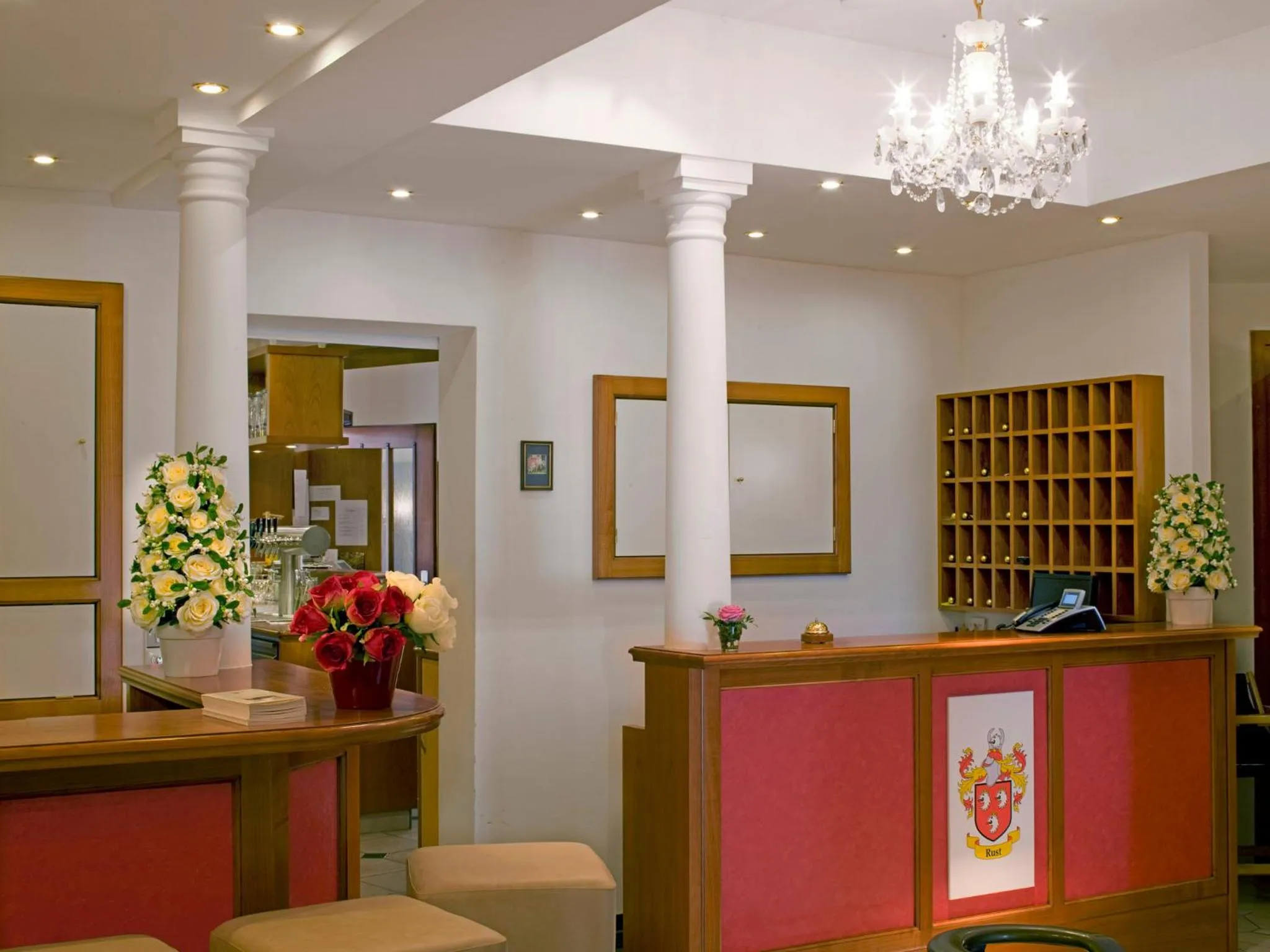 Lobby or reception in Hotel Linde