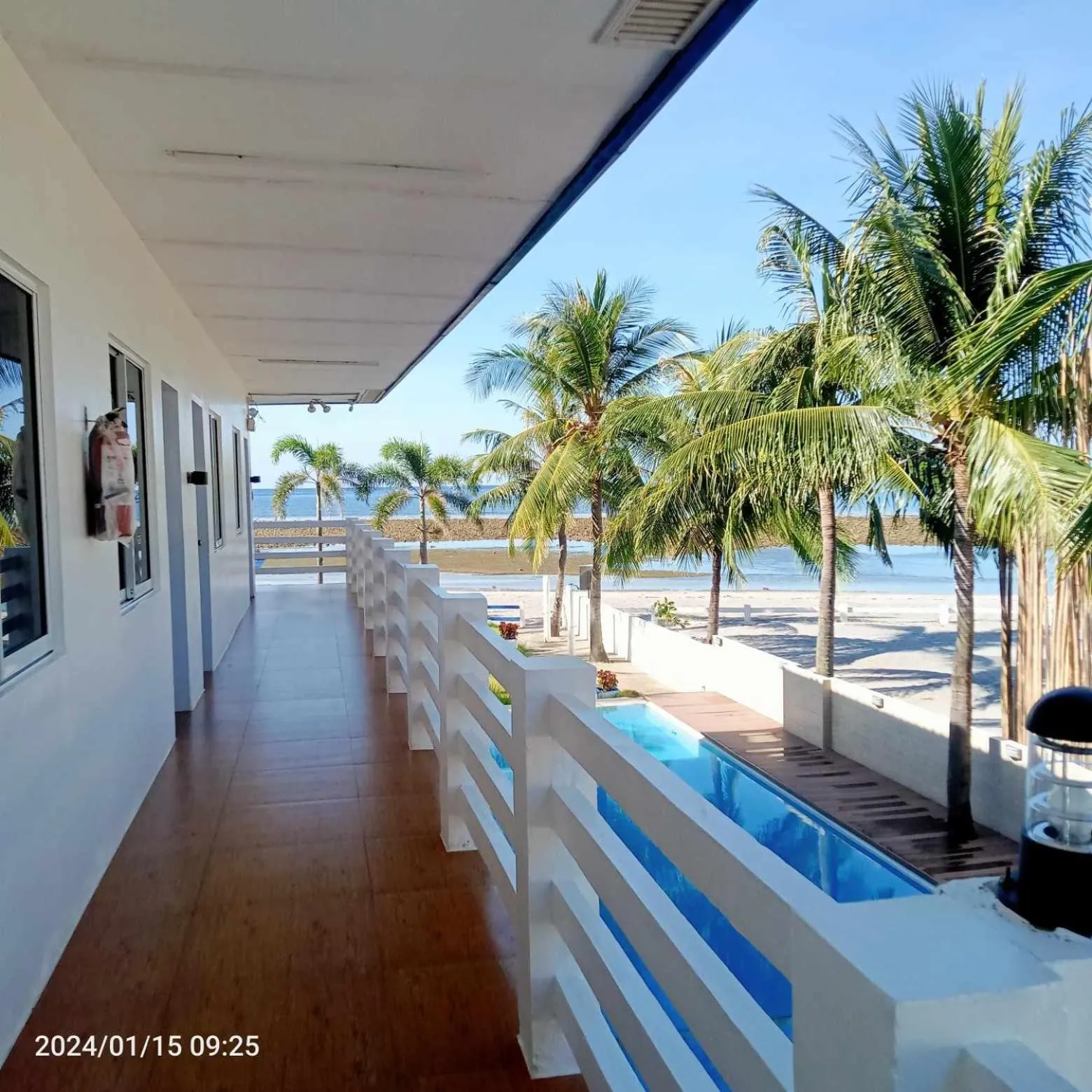 Pool view in Brizo Hotel and Beach Resort Bataan