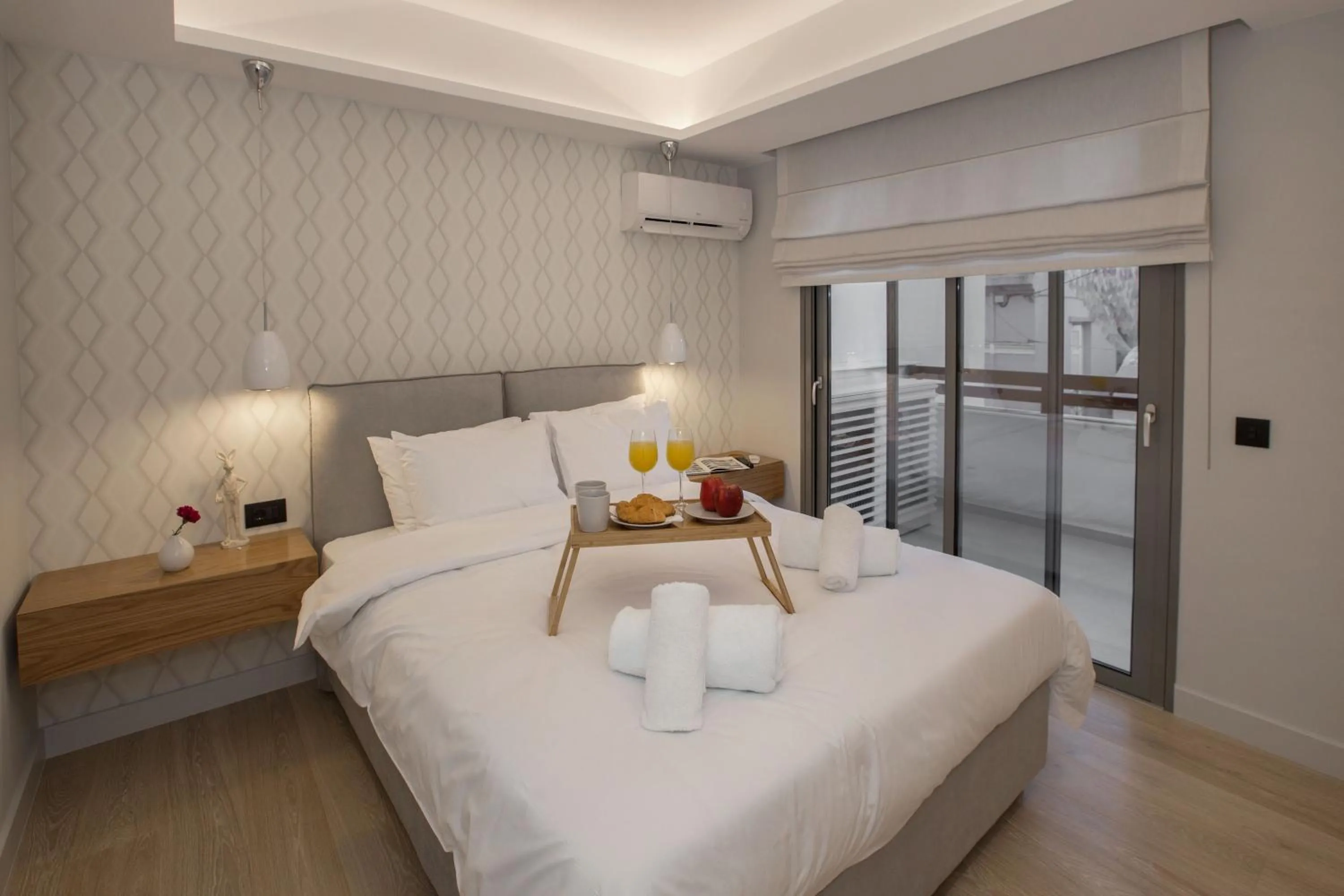 Bed in Acropolis Golden Suites by GHH