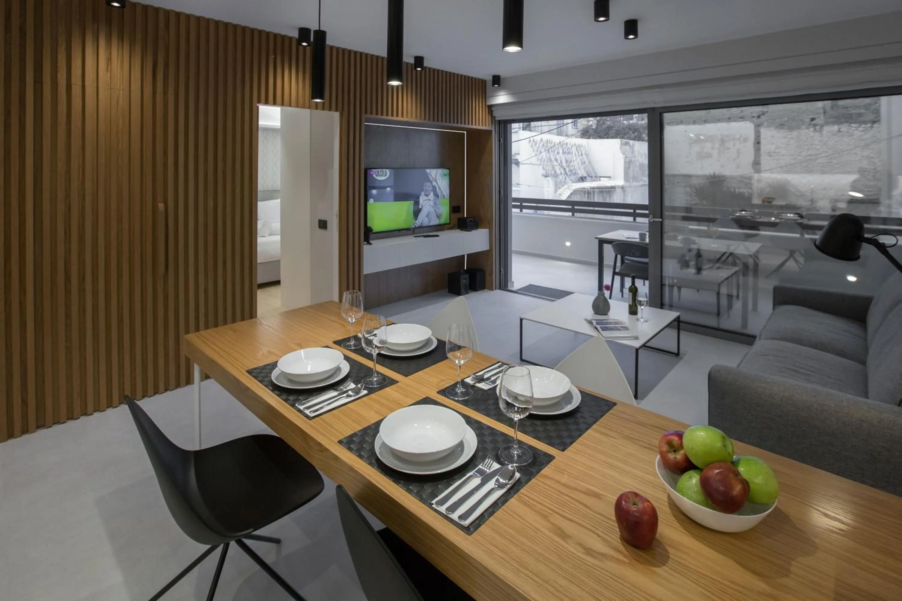Dining area in Acropolis Golden Suites by GHH