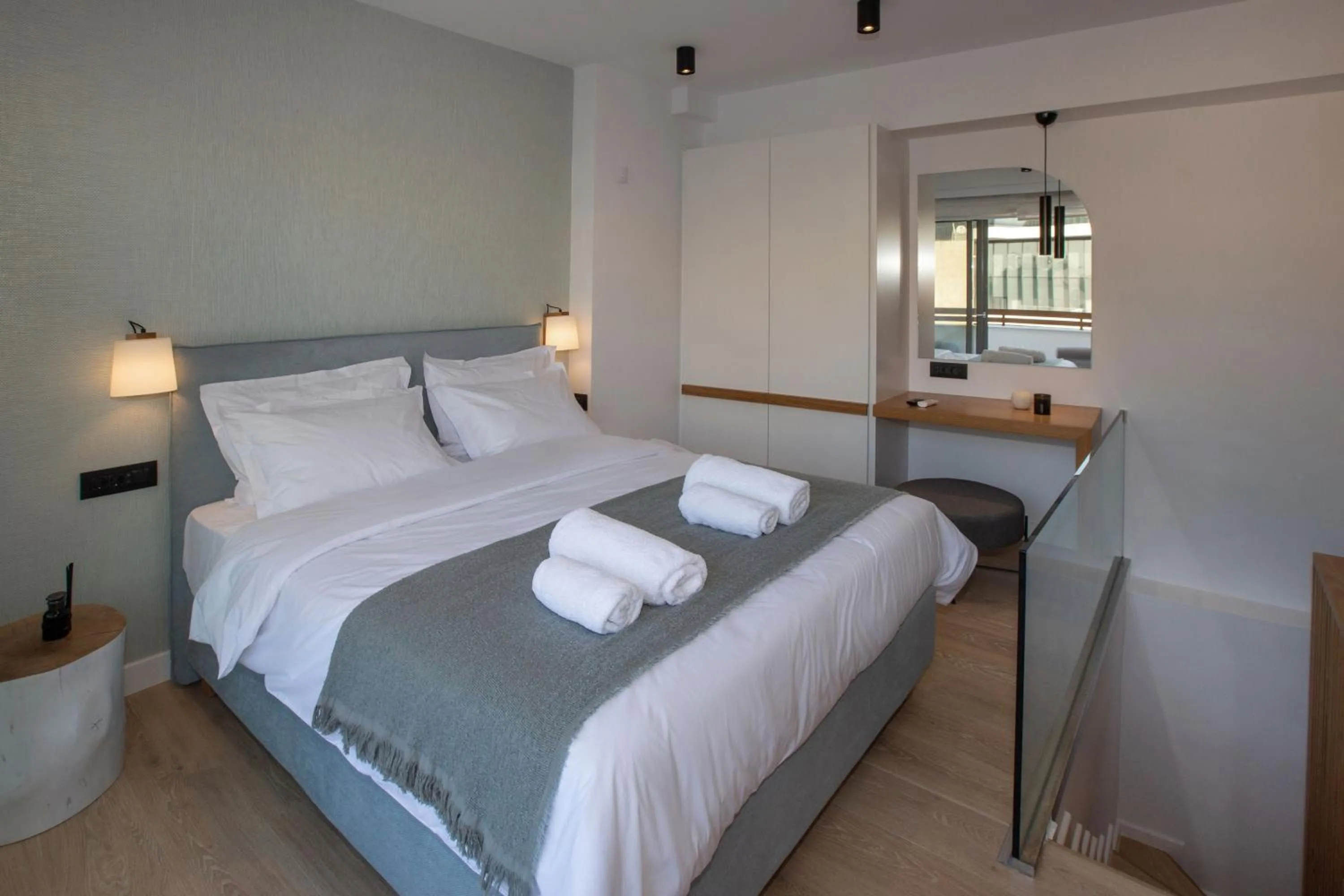 Bed in Acropolis Golden Suites by GHH