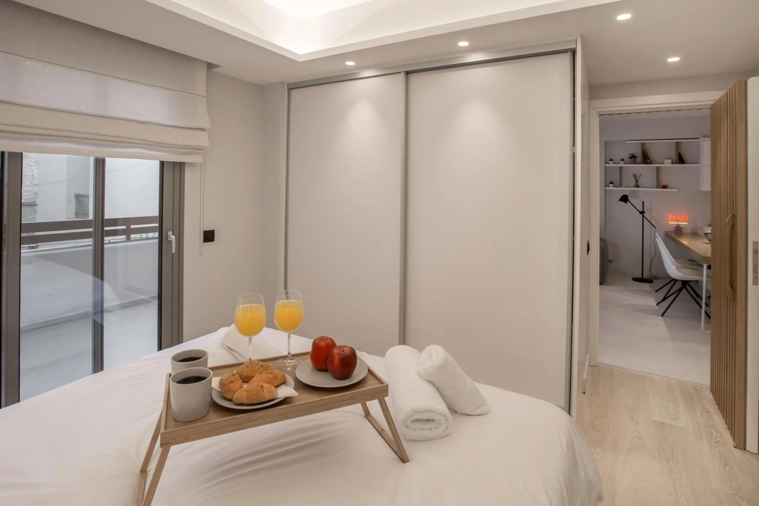 Bed in Acropolis Golden Suites by GHH