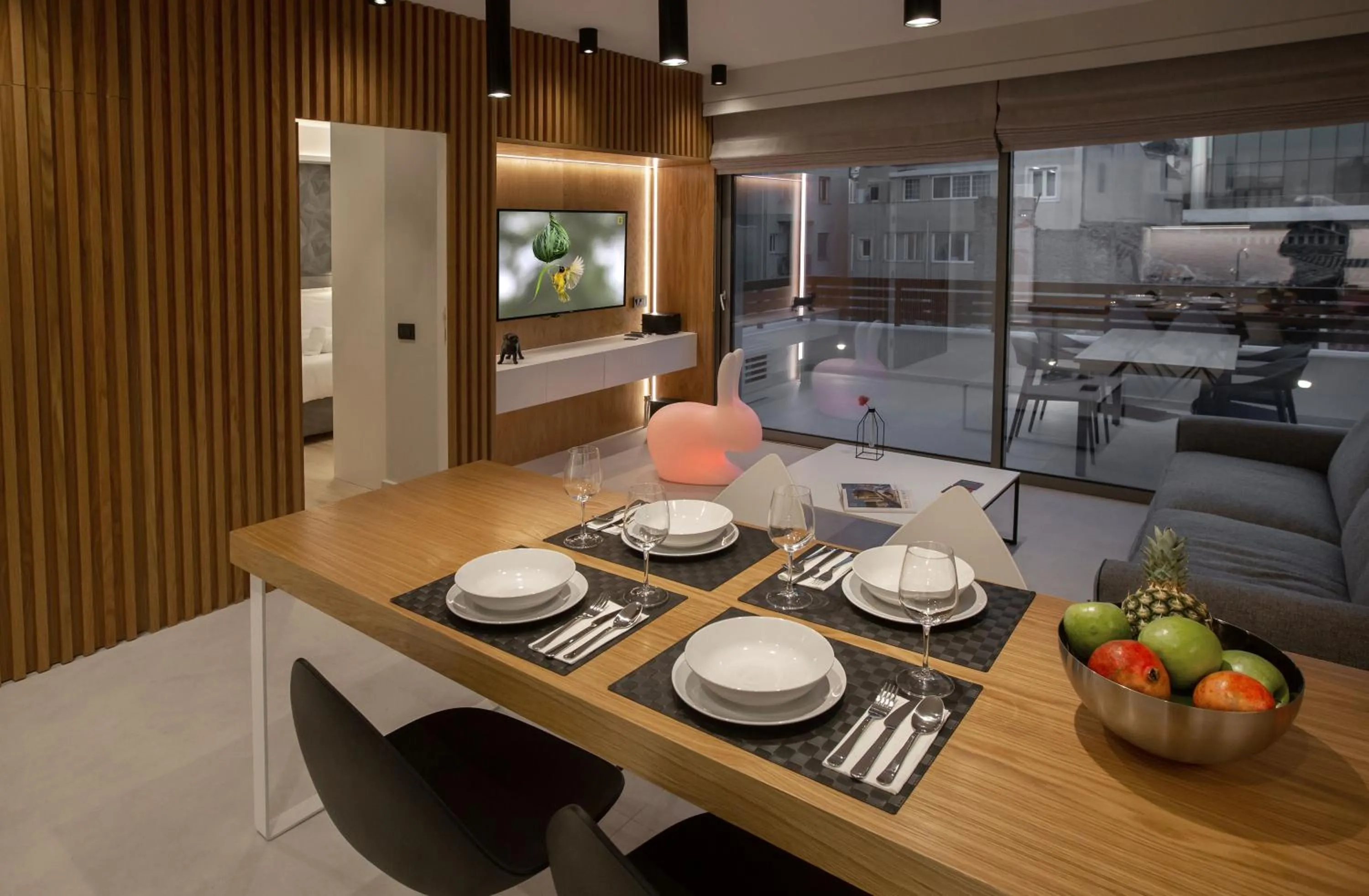Dining area in Acropolis Golden Suites by GHH