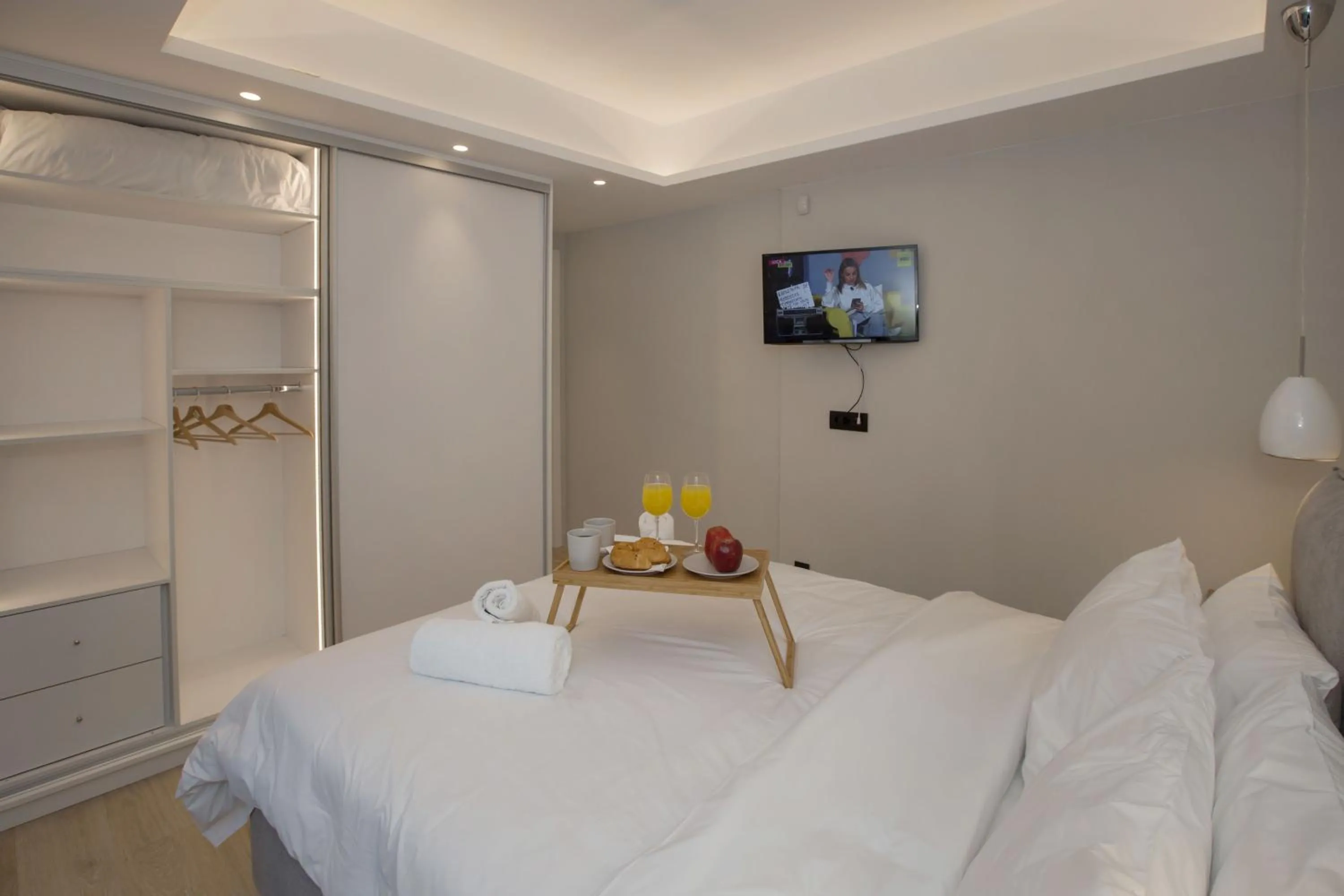 Bed in Acropolis Golden Suites by GHH