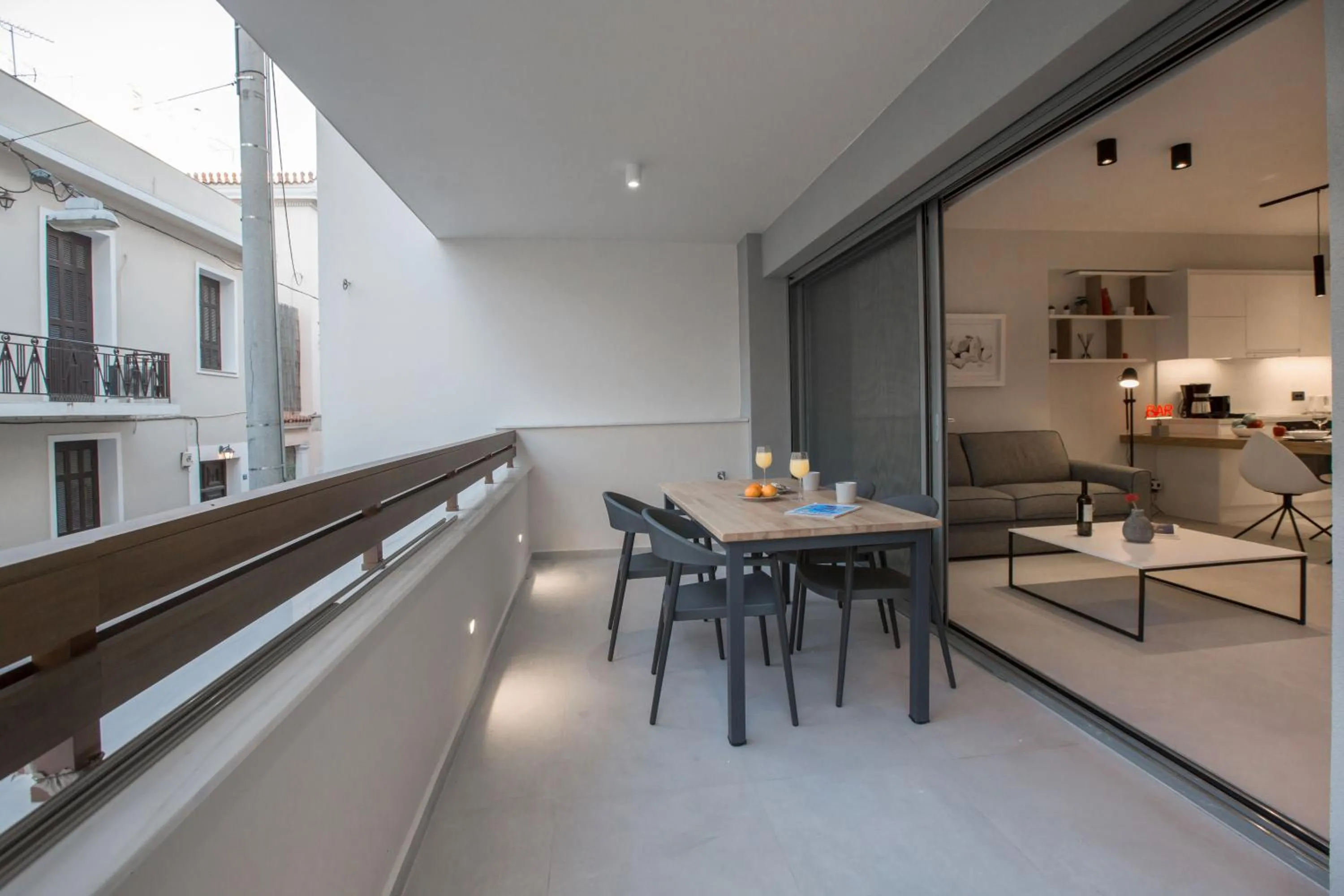Balcony/Terrace in Acropolis Golden Suites by GHH