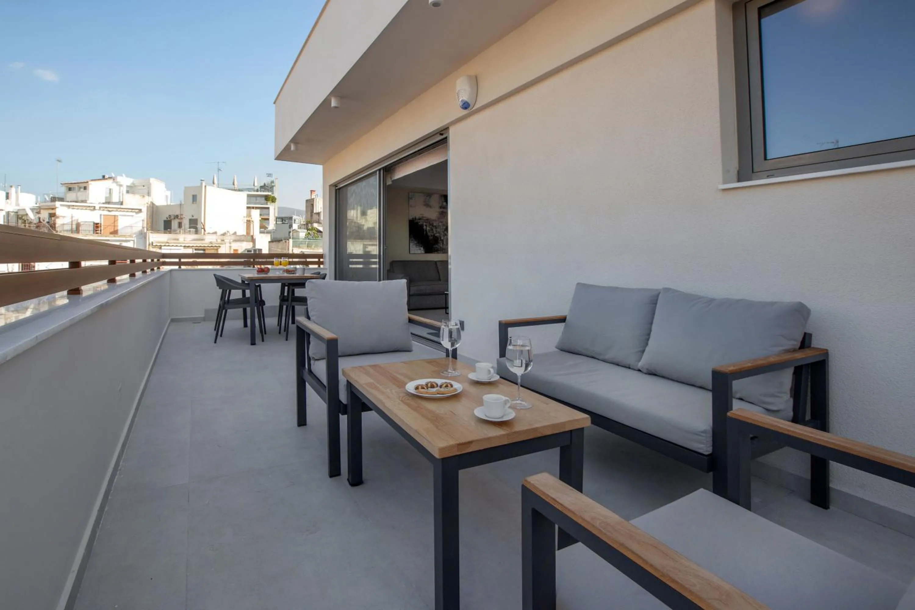 Balcony/Terrace in Acropolis Golden Suites by GHH