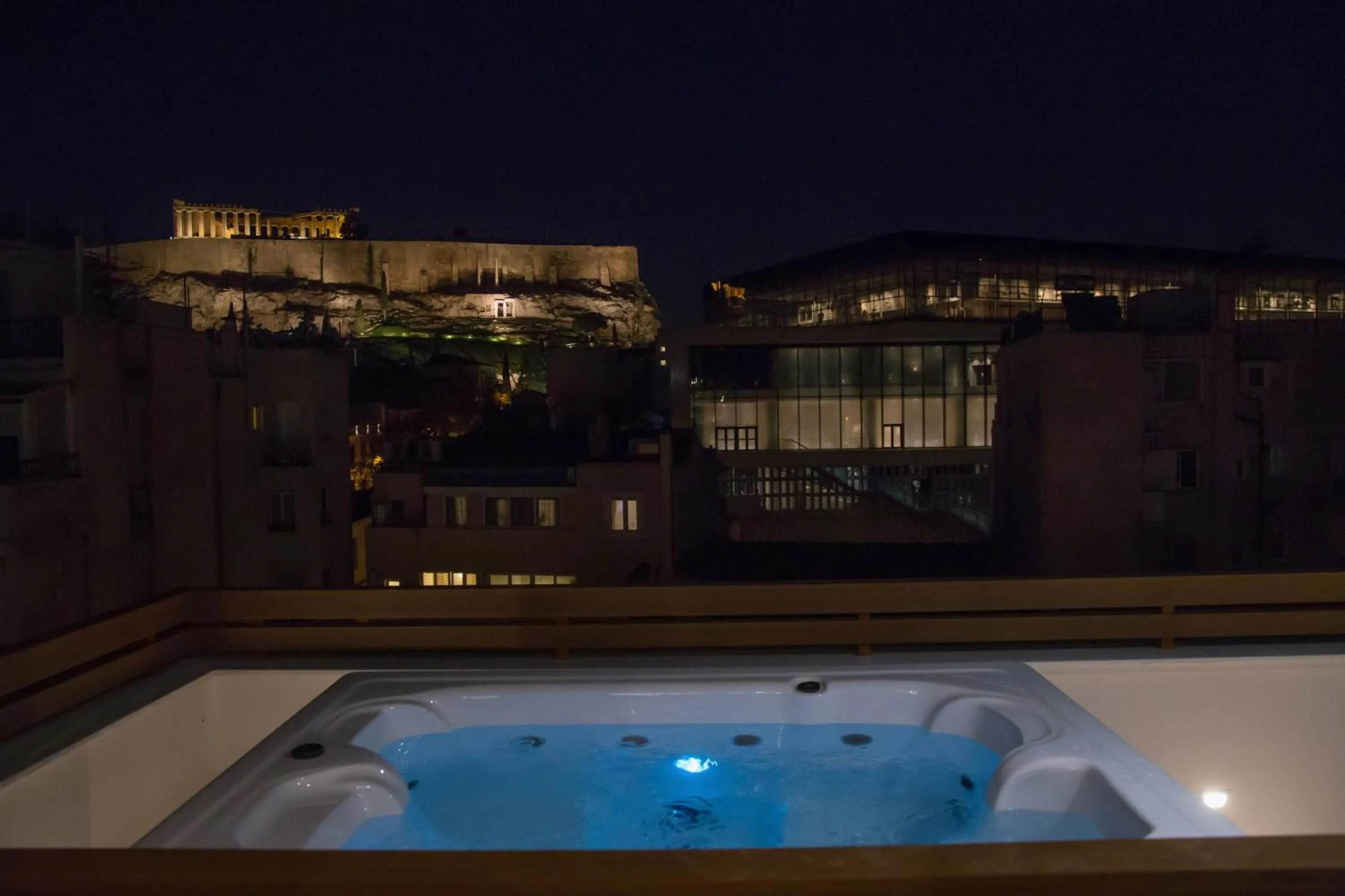 Balcony/Terrace in Acropolis Golden Suites by GHH