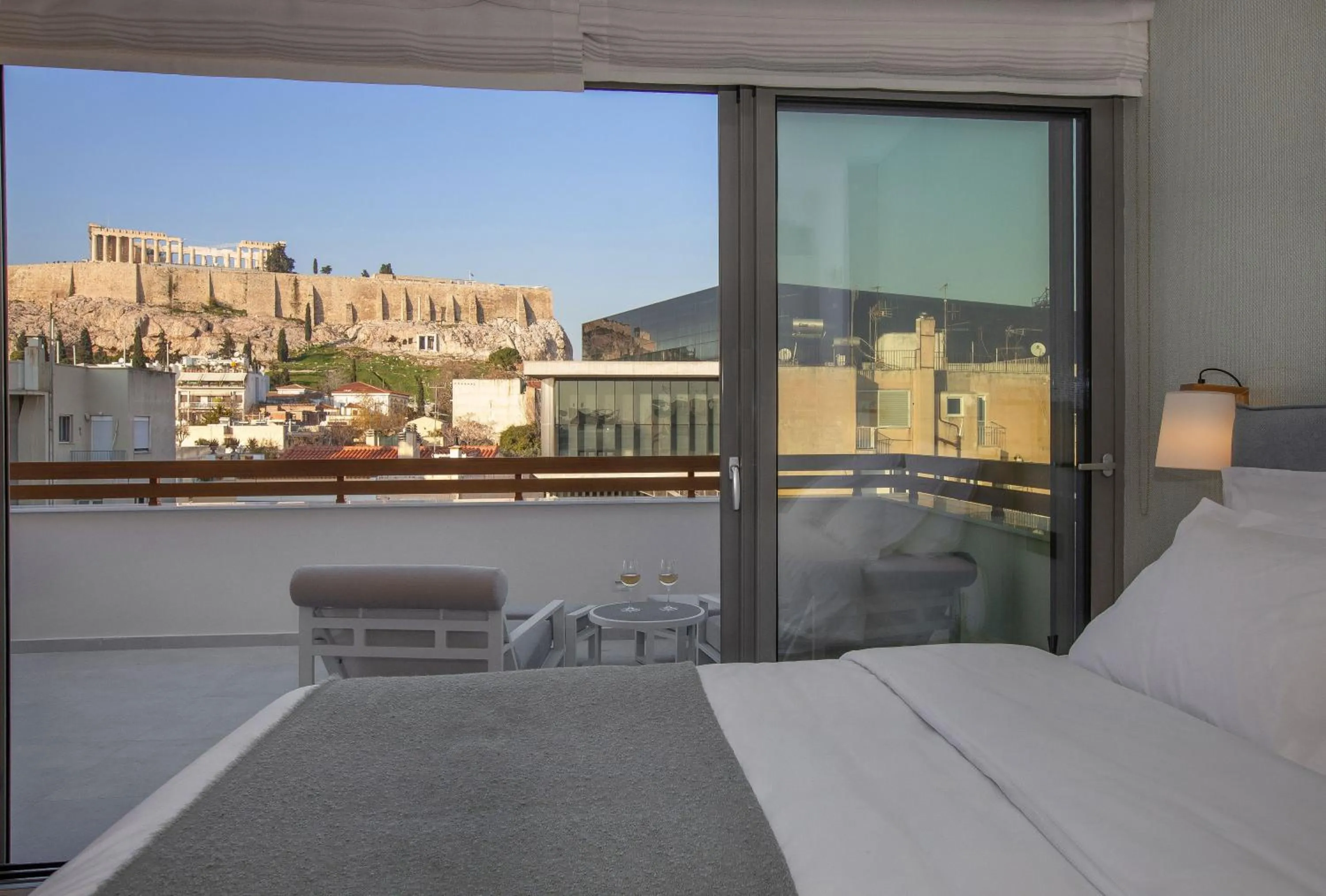 City view, Bed in Acropolis Golden Suites by GHH