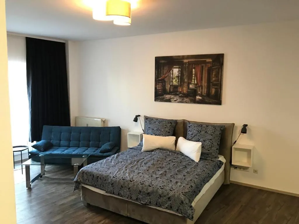 Bed in Maxim Apartments Mainz