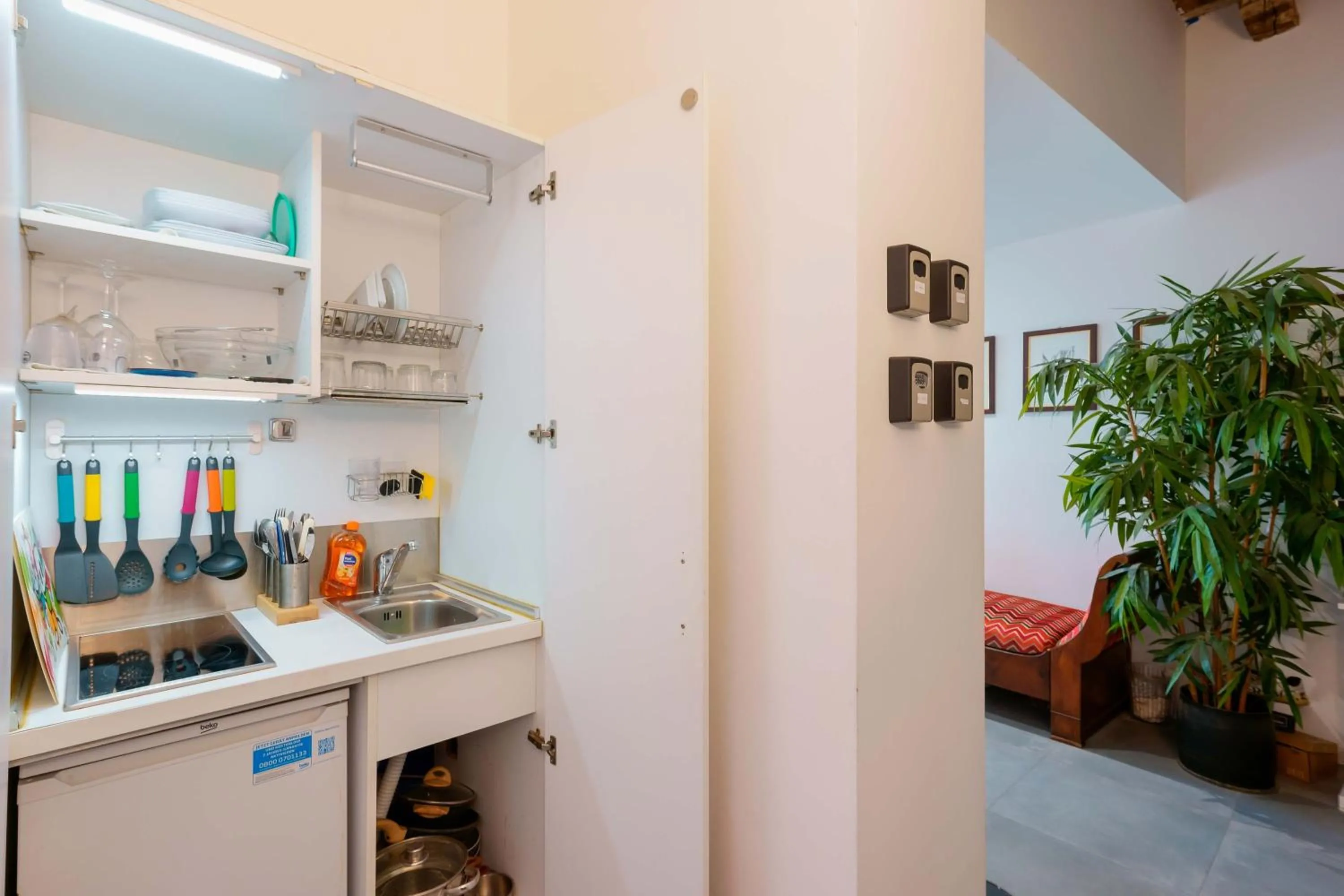 Kitchen or kitchenette in Suite nel Largo