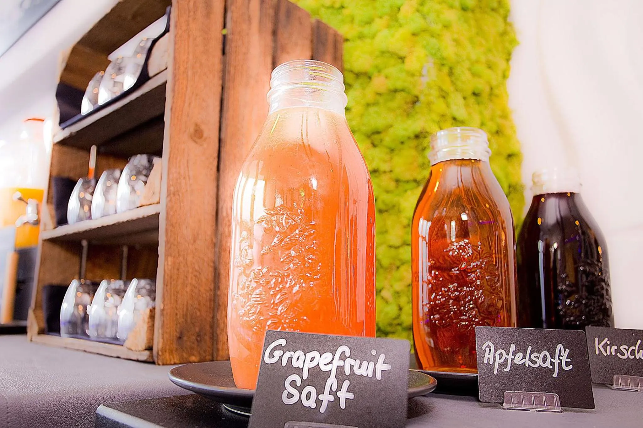 Non alcoholic drinks in PLAZA INN stays design Dortmund