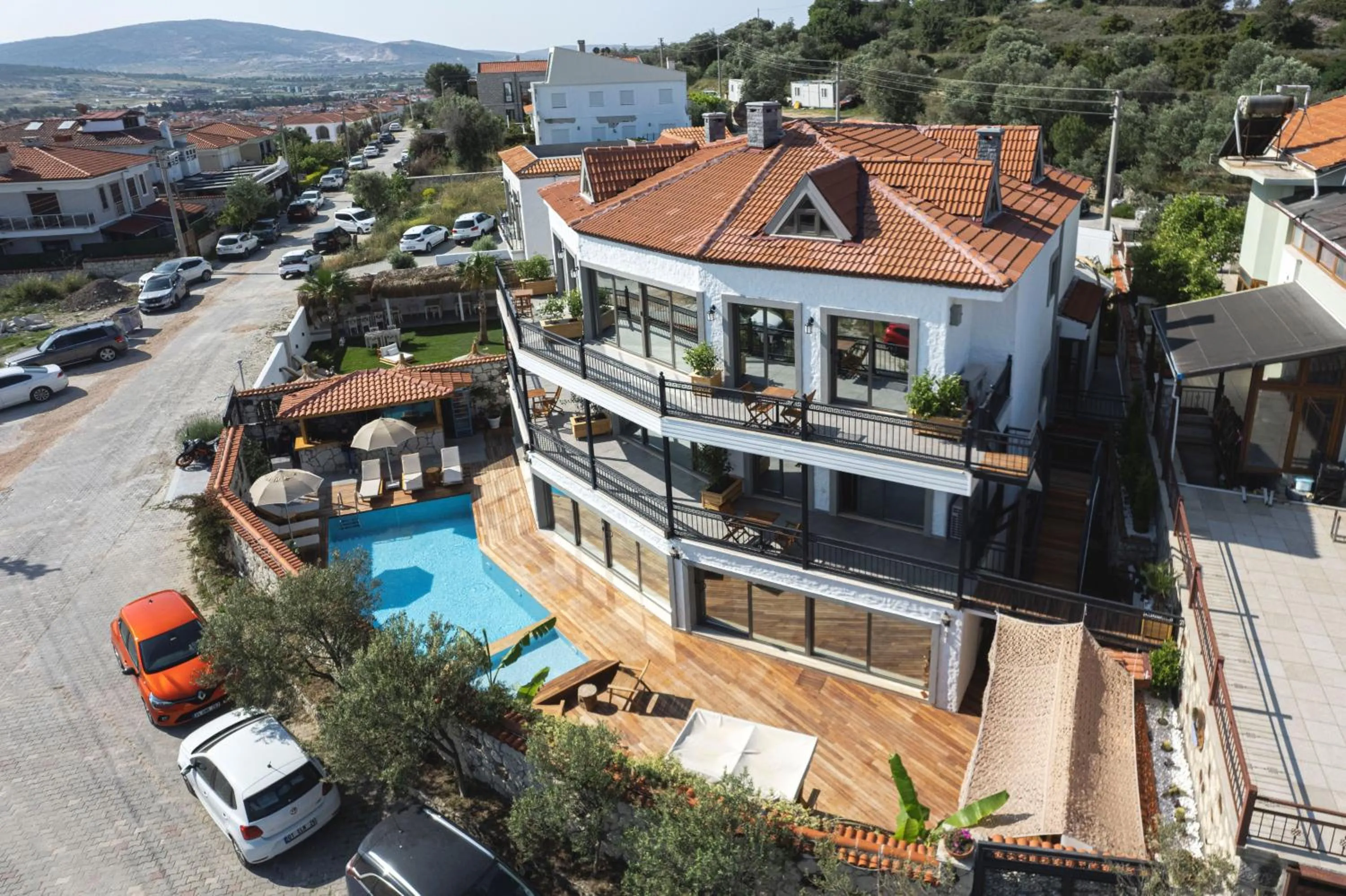 Bird's eye view in Lunas Alaçatı