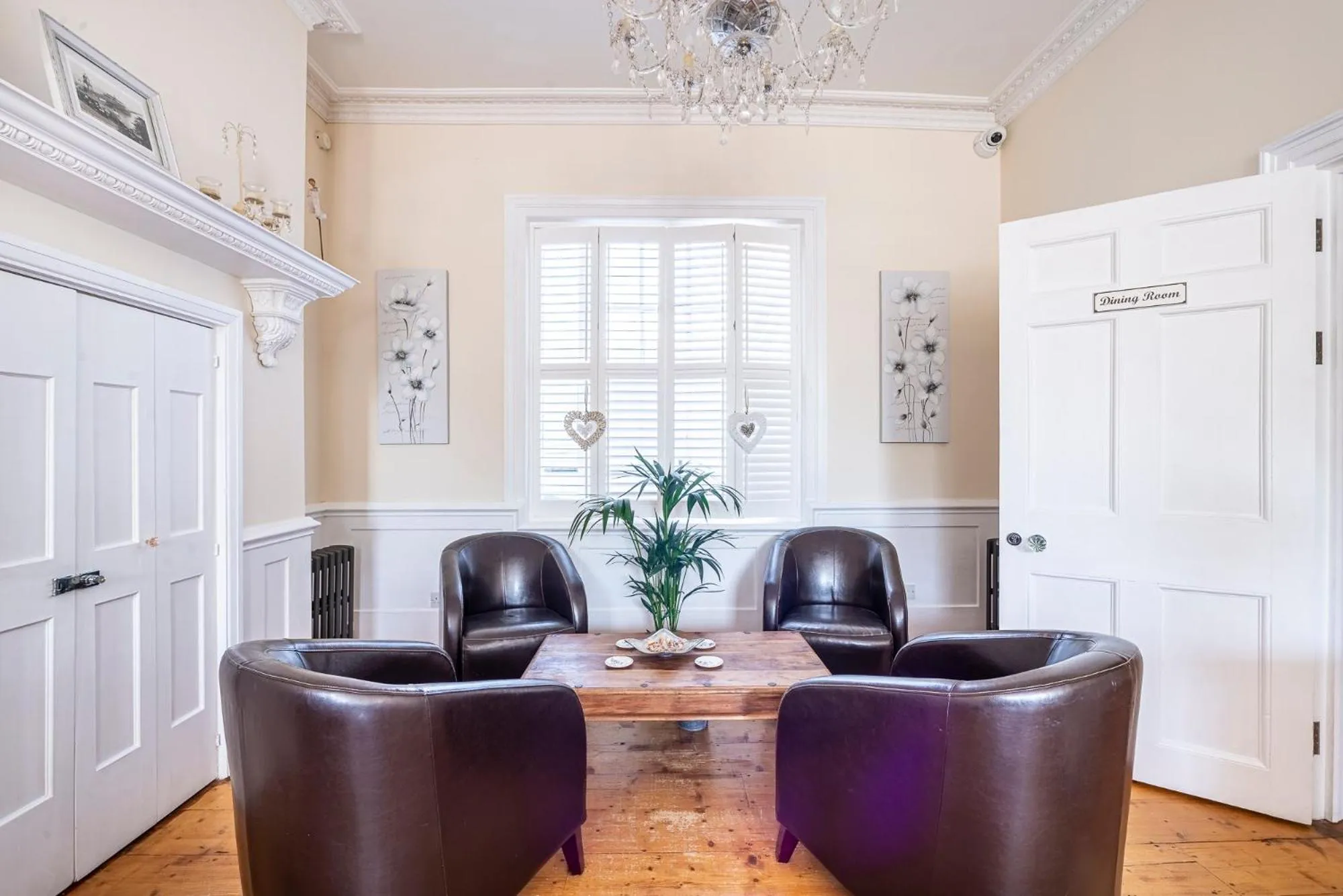 Dining area in Hamiltons Boutique Hotel