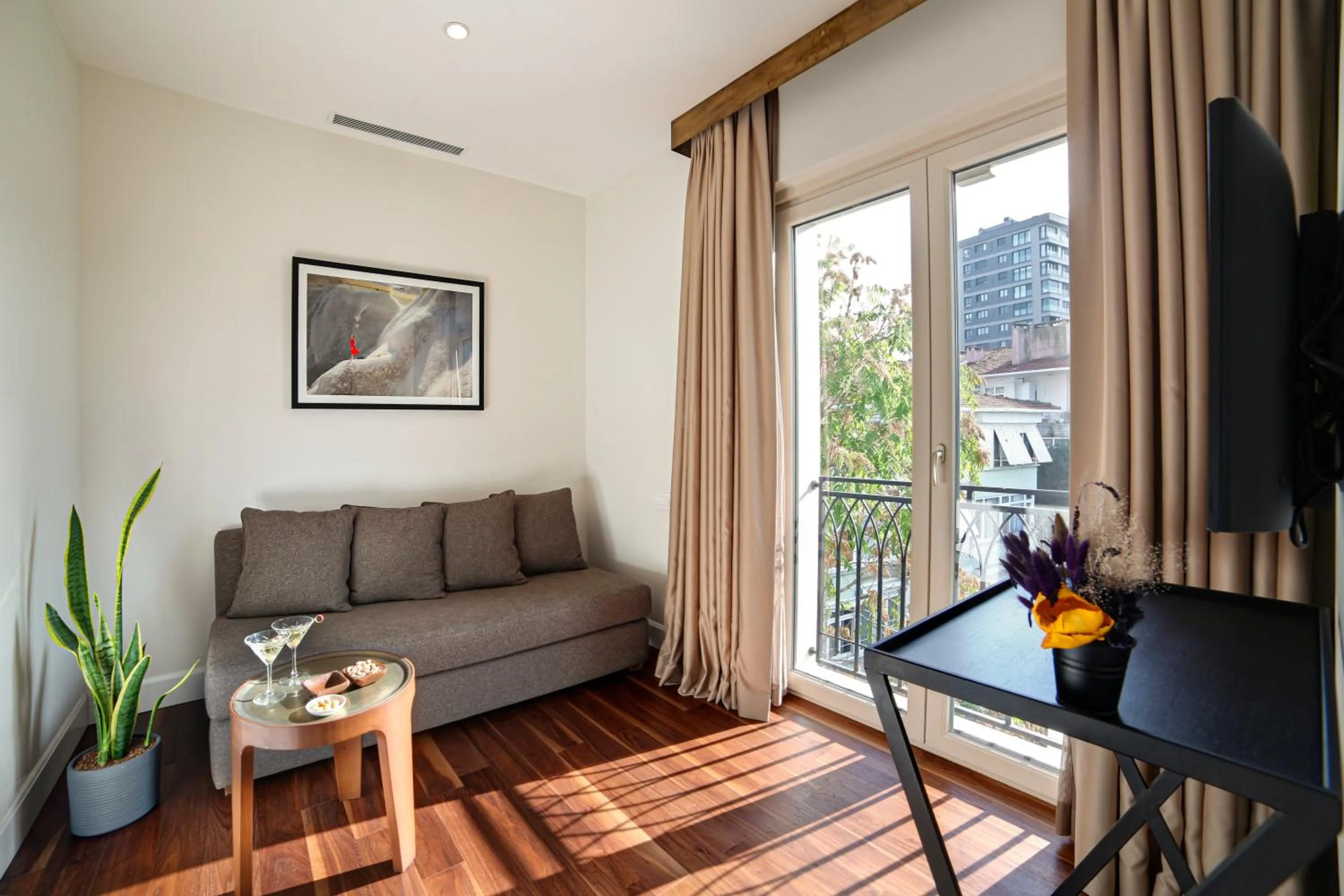 Seating area in 39 Kalamış Marina Hotel & Restaurant