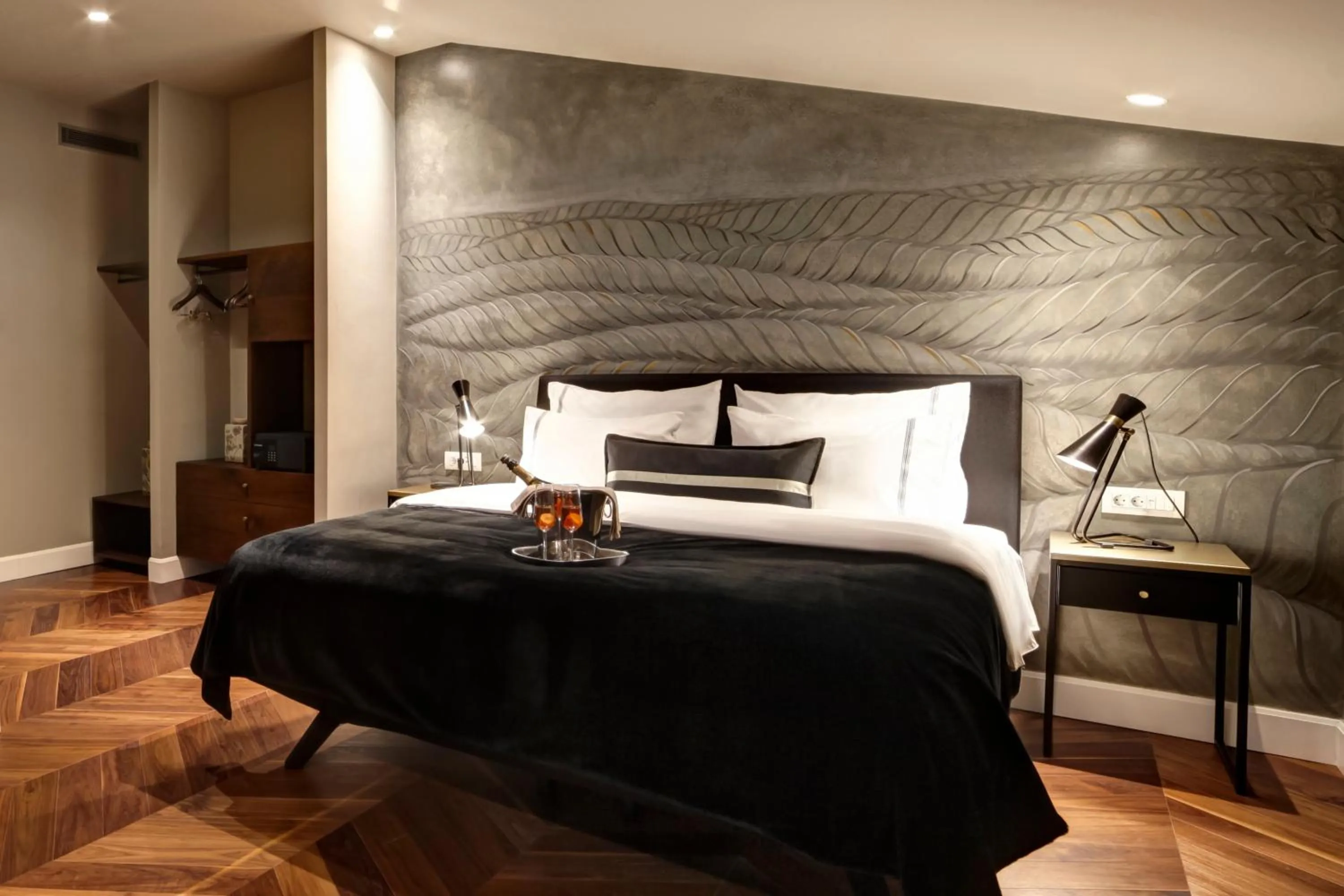 Bed in 39 Kalamış Marina Hotel & Restaurant