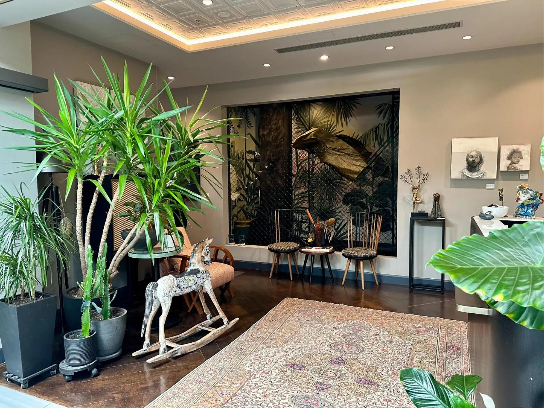 Lobby or reception in 39 Kalamış Marina Hotel & Restaurant