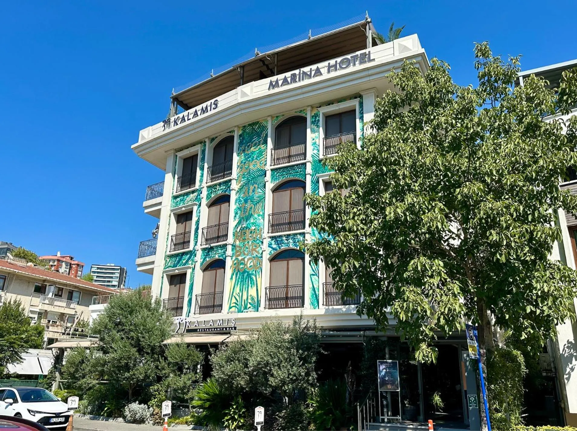 Property building in 39 Kalamış Marina Hotel & Restaurant