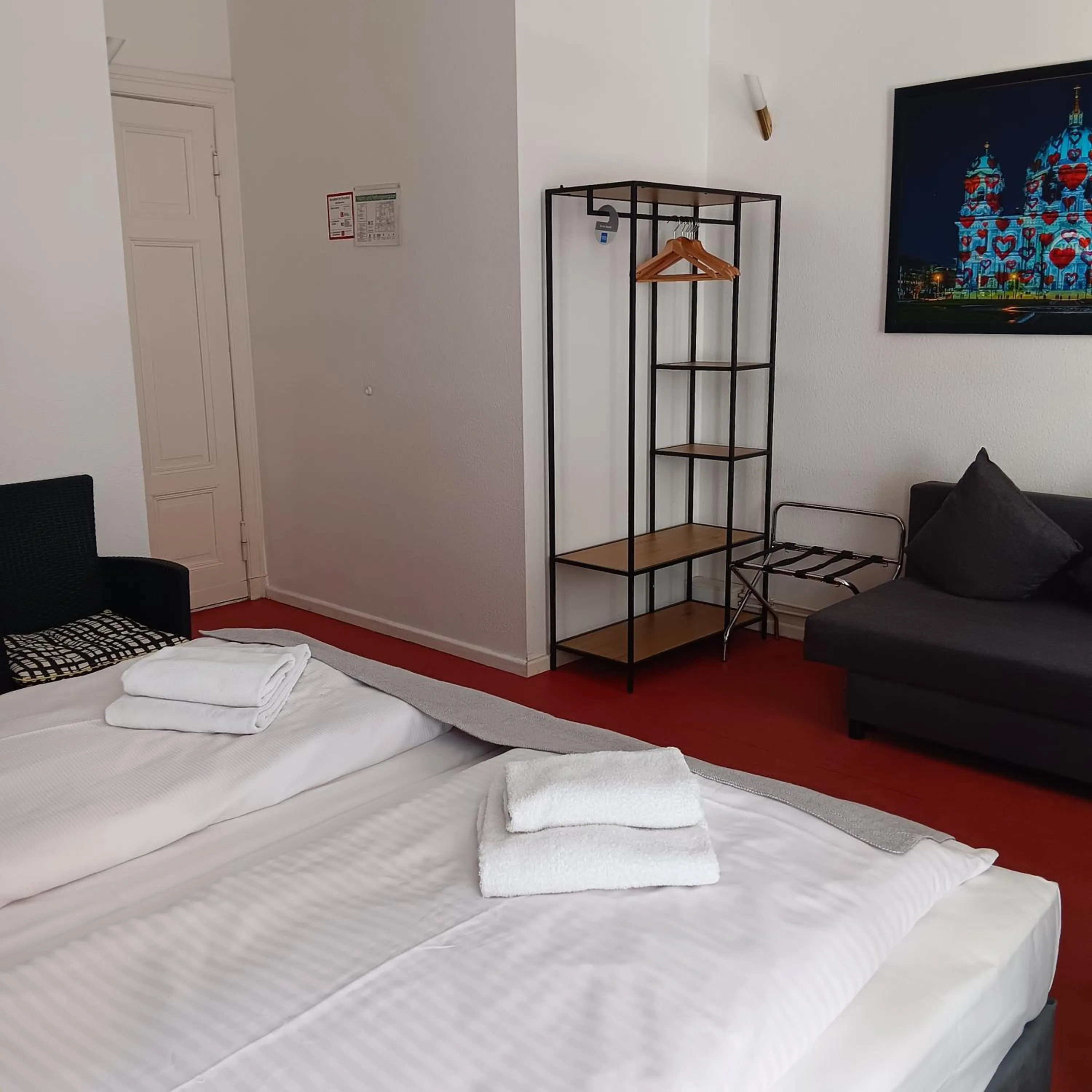 Bed in Hotel Amelie Berlin