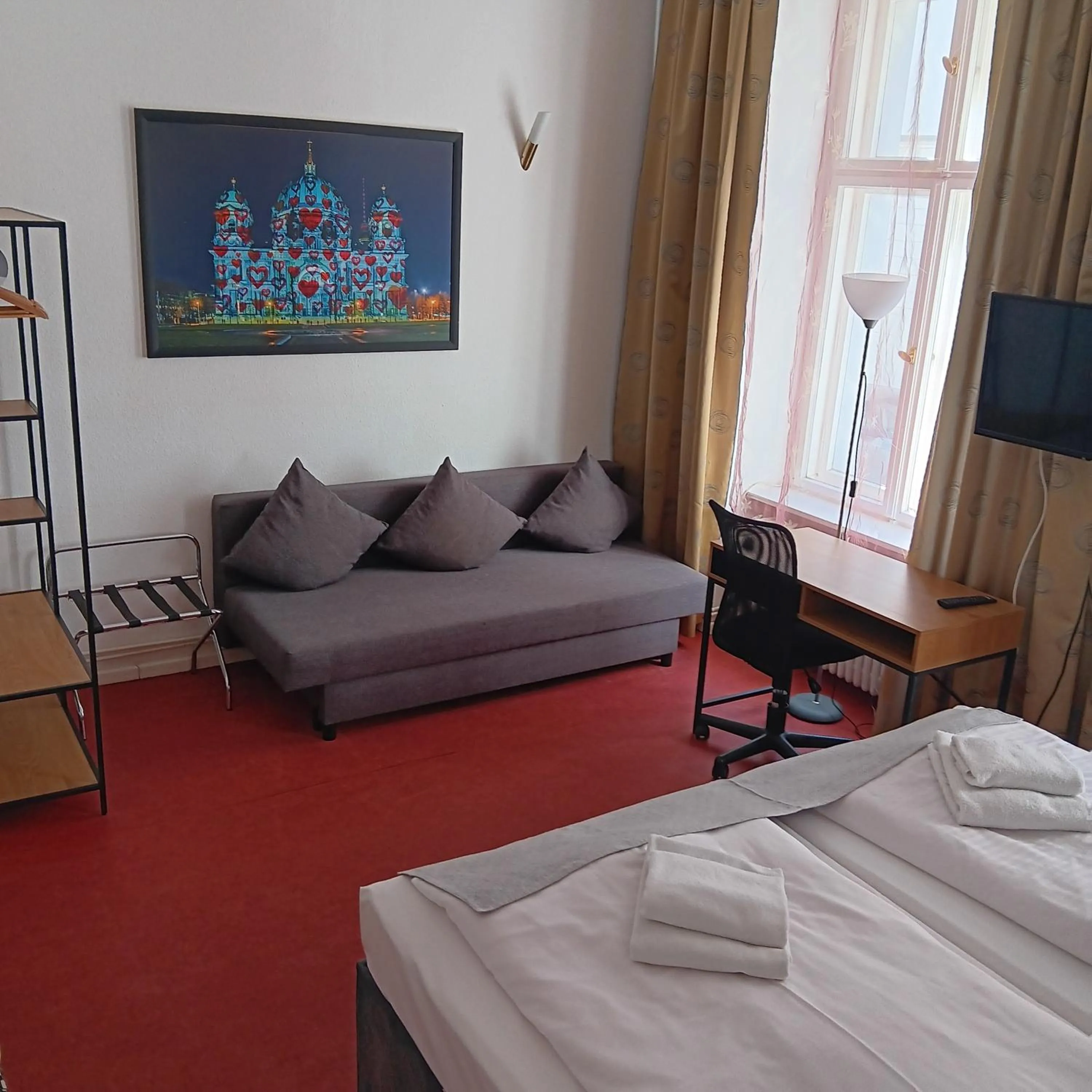 Bed in Hotel Amelie Berlin