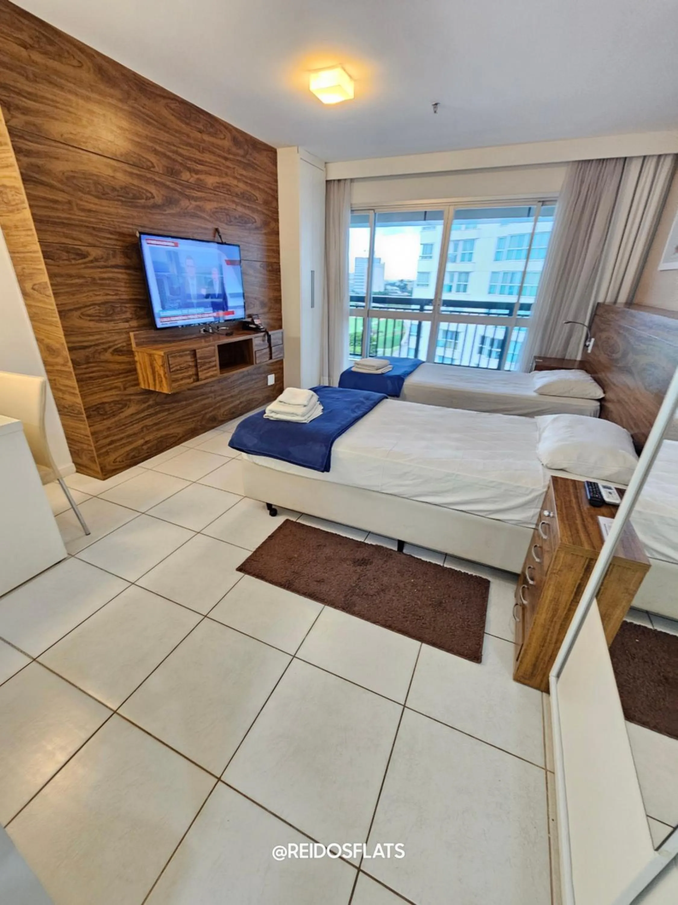 Bed in Flat Vision Executivo Premium By Rei dos Flats